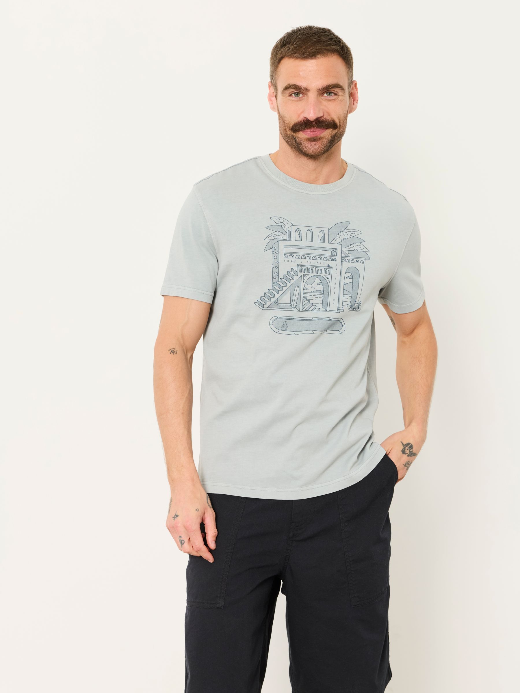 Blue Villa Graphic Tshirt - Image 2 of 6
