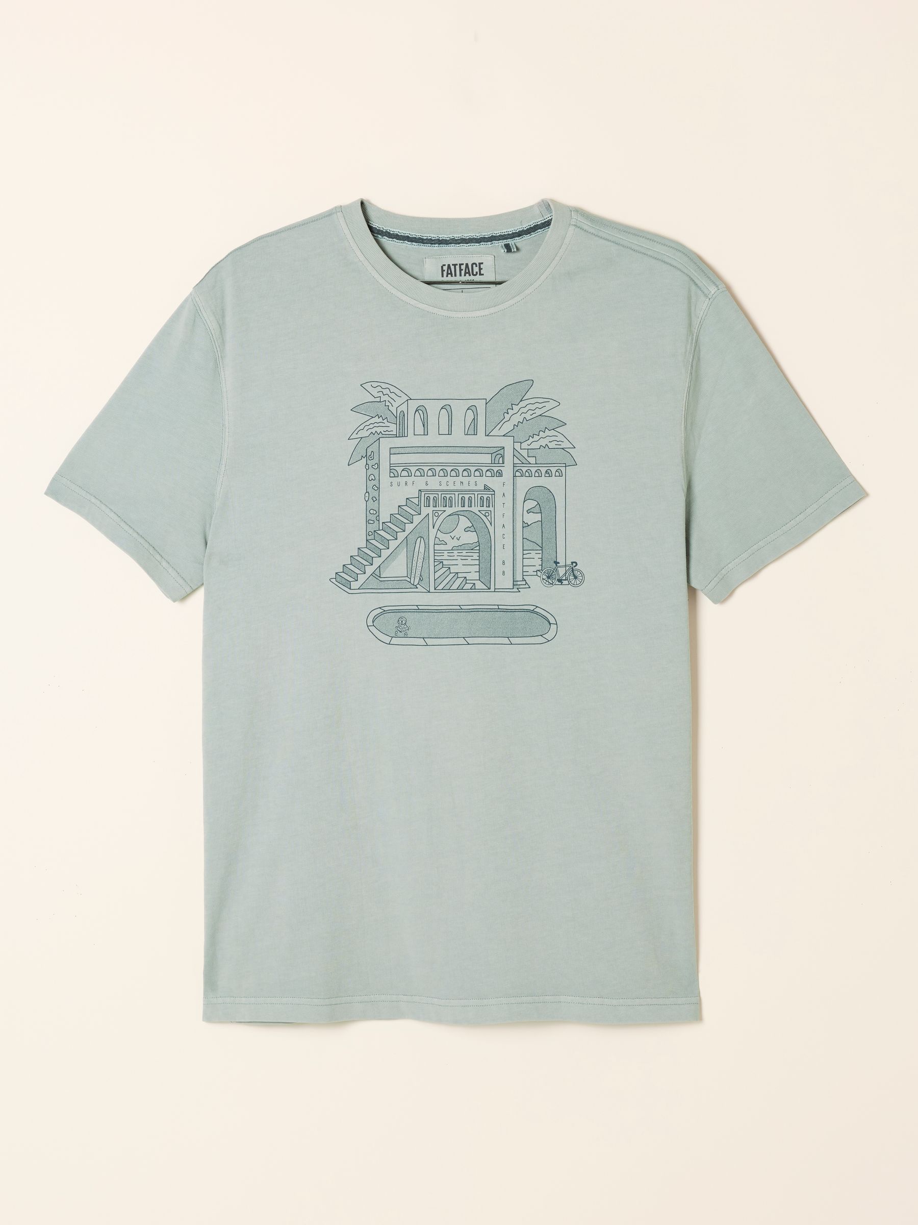 Blue Villa Graphic Tshirt - Image 6 of 6