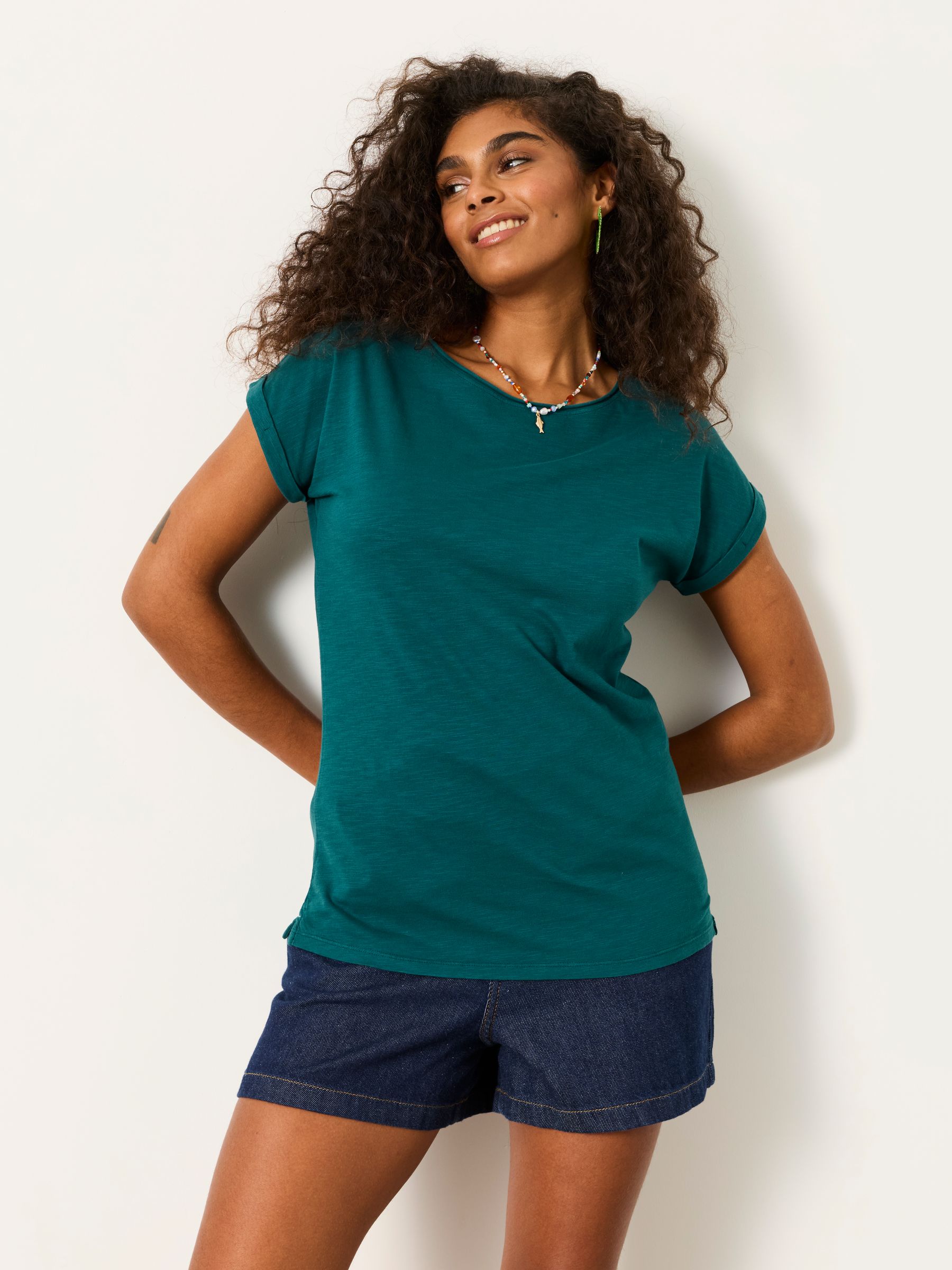 Ivy Teal Blue T Shirt - Image 1 of 5
