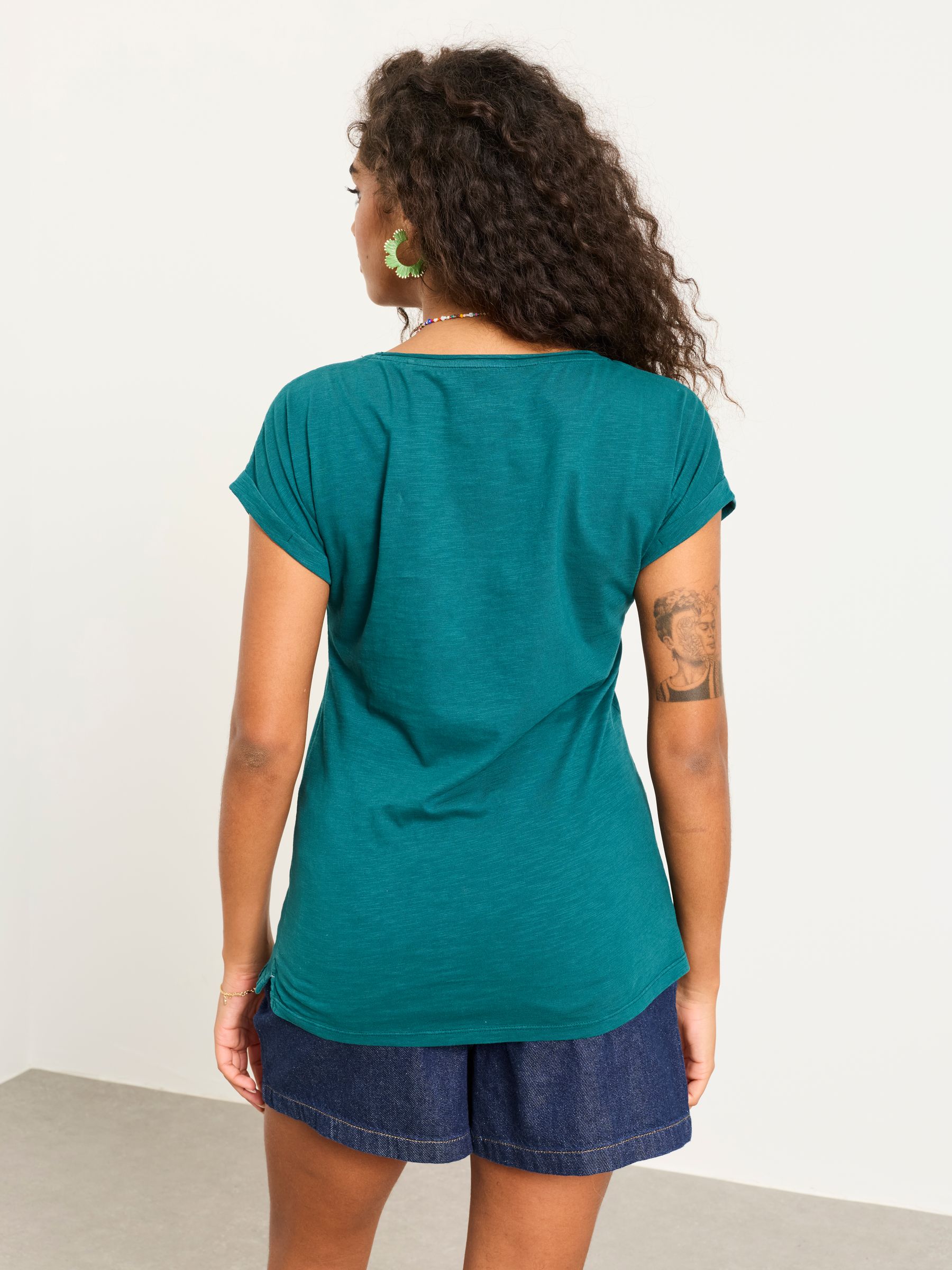 Ivy Teal Blue T Shirt - Image 2 of 5