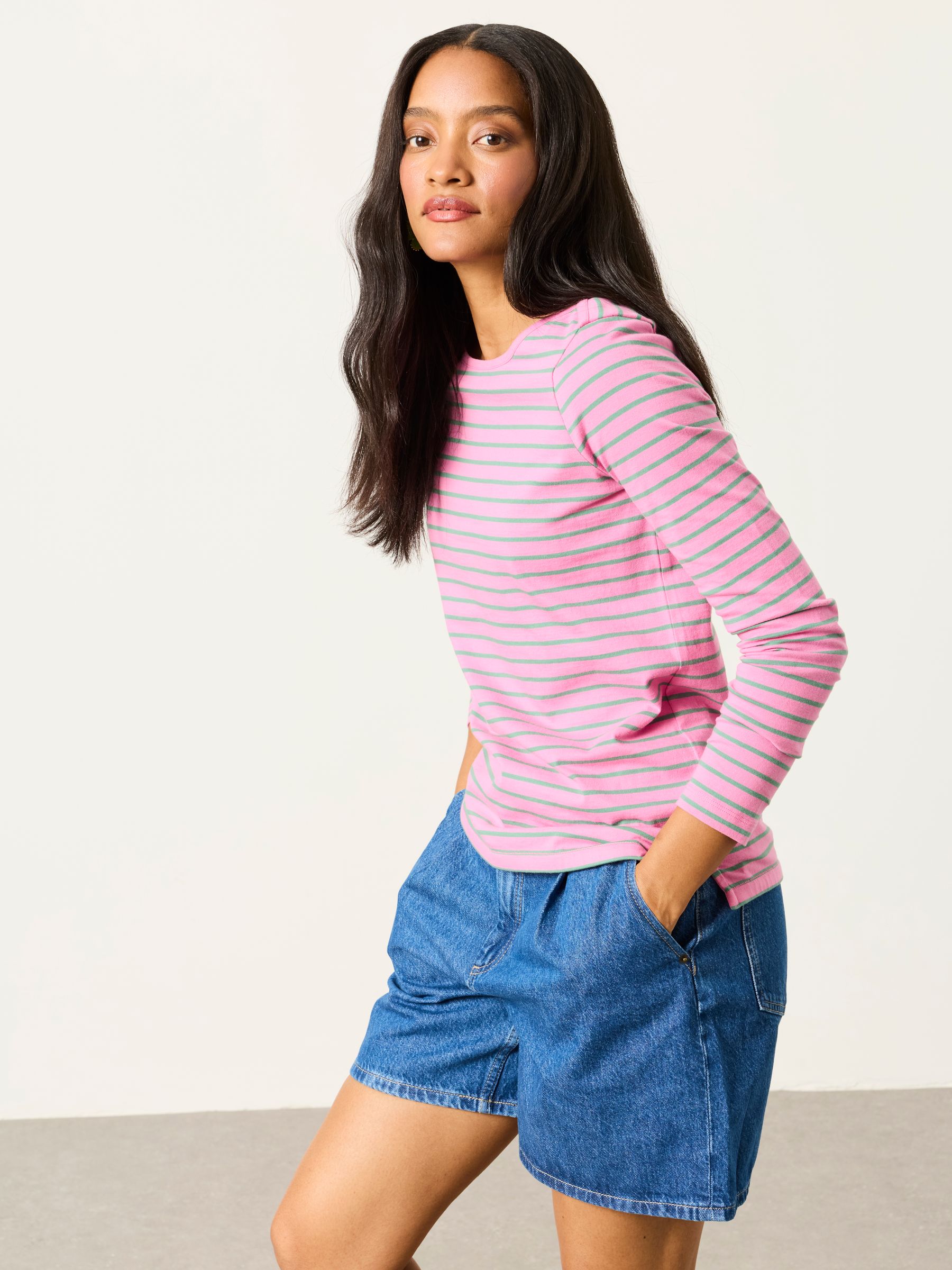 Breton Pink T Shirt - Image 1 of 6