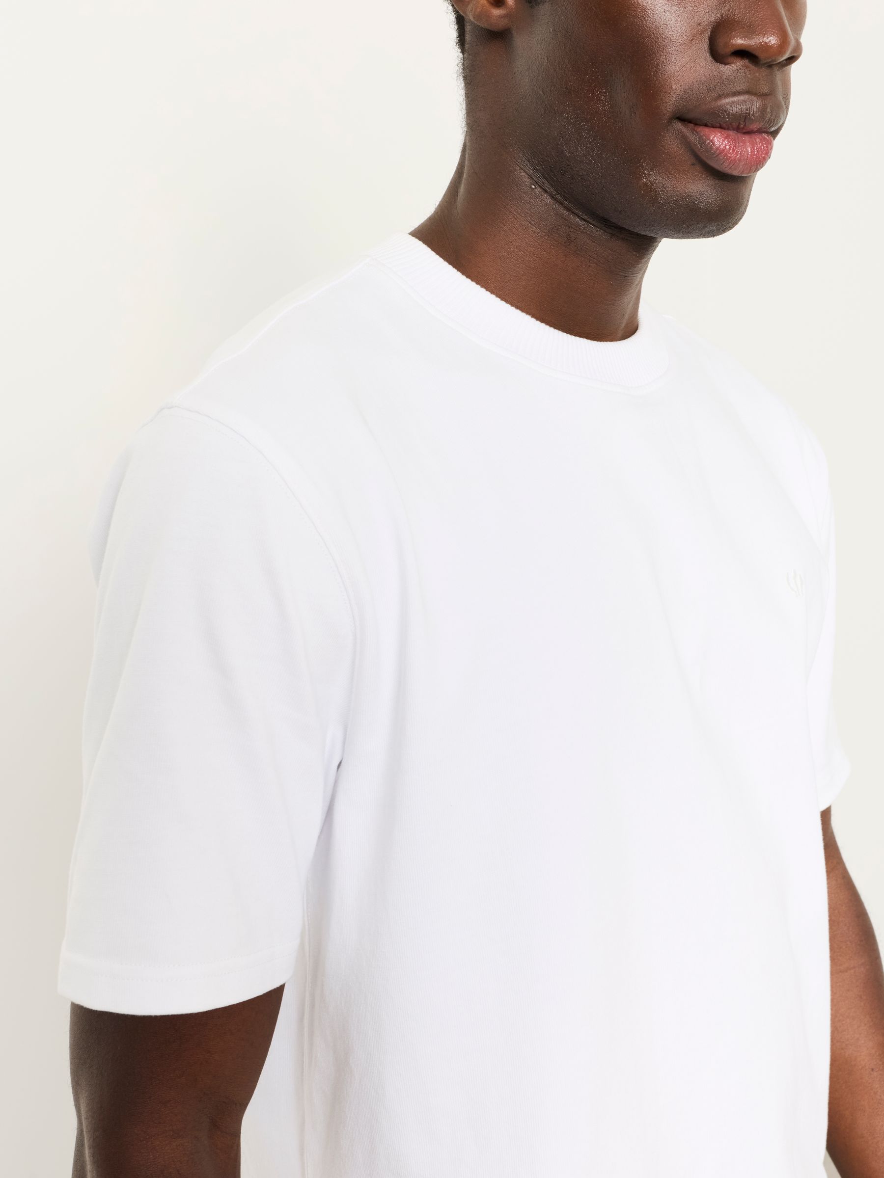 Alton White Heavyweight Relaxed Fit T-Shirt - Image 4 of 6