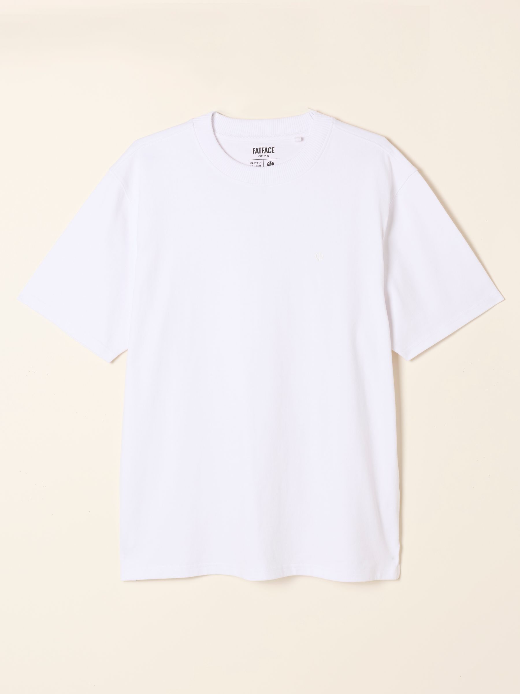 Alton White Heavyweight Relaxed Fit T-Shirt - Image 6 of 6