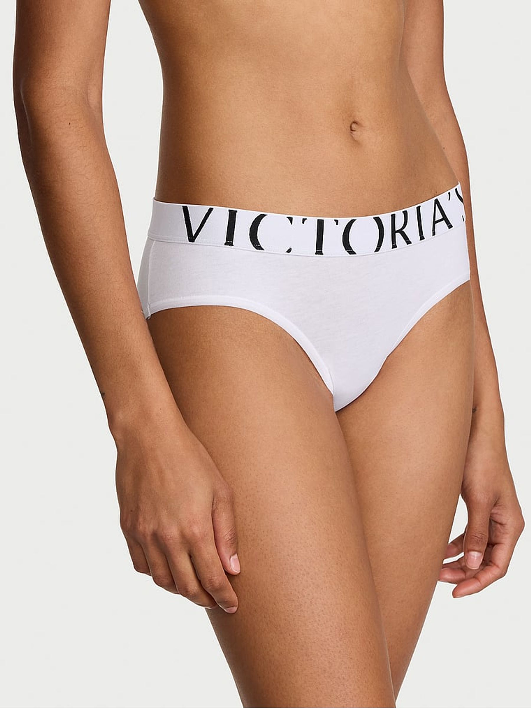 White Hipster Exploded Logo Knickers - Image 1 of 3
