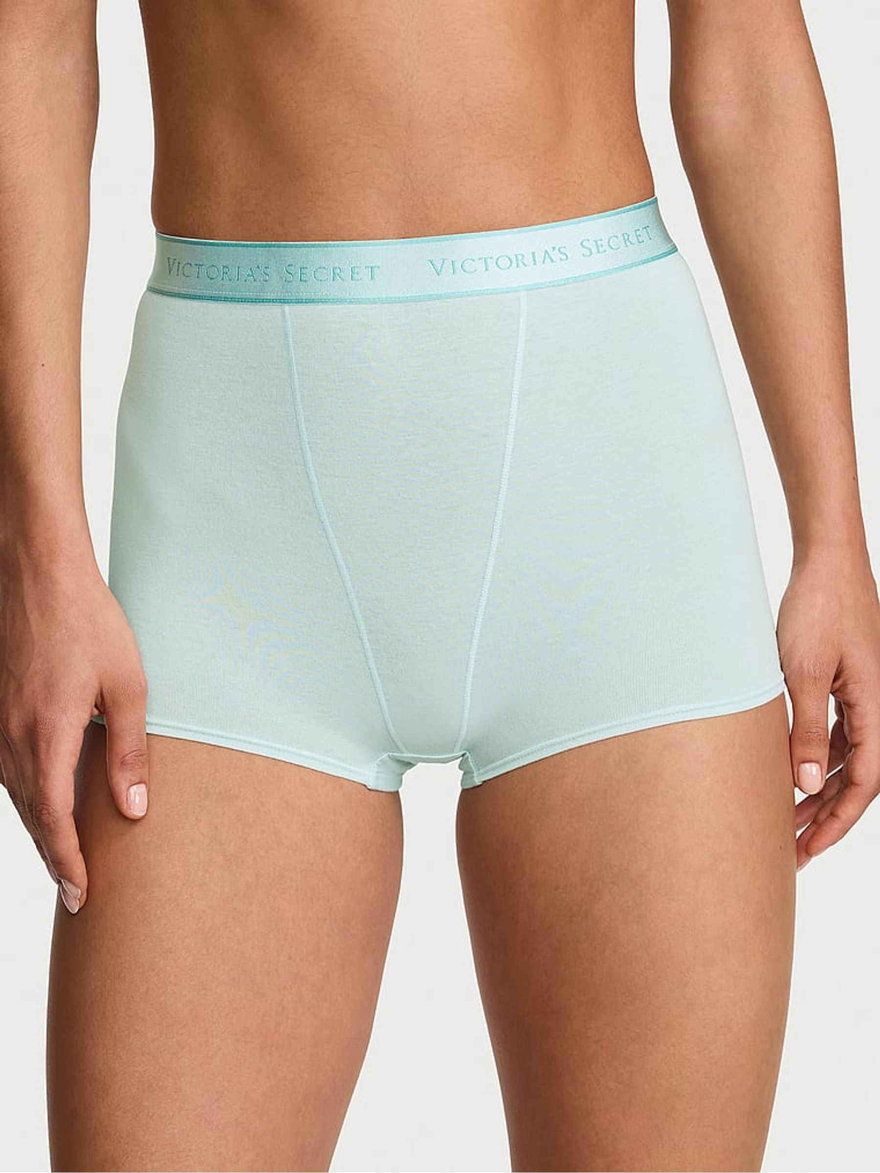 Yacht Blue High Waist Logo Knickers - Image 1 of 2