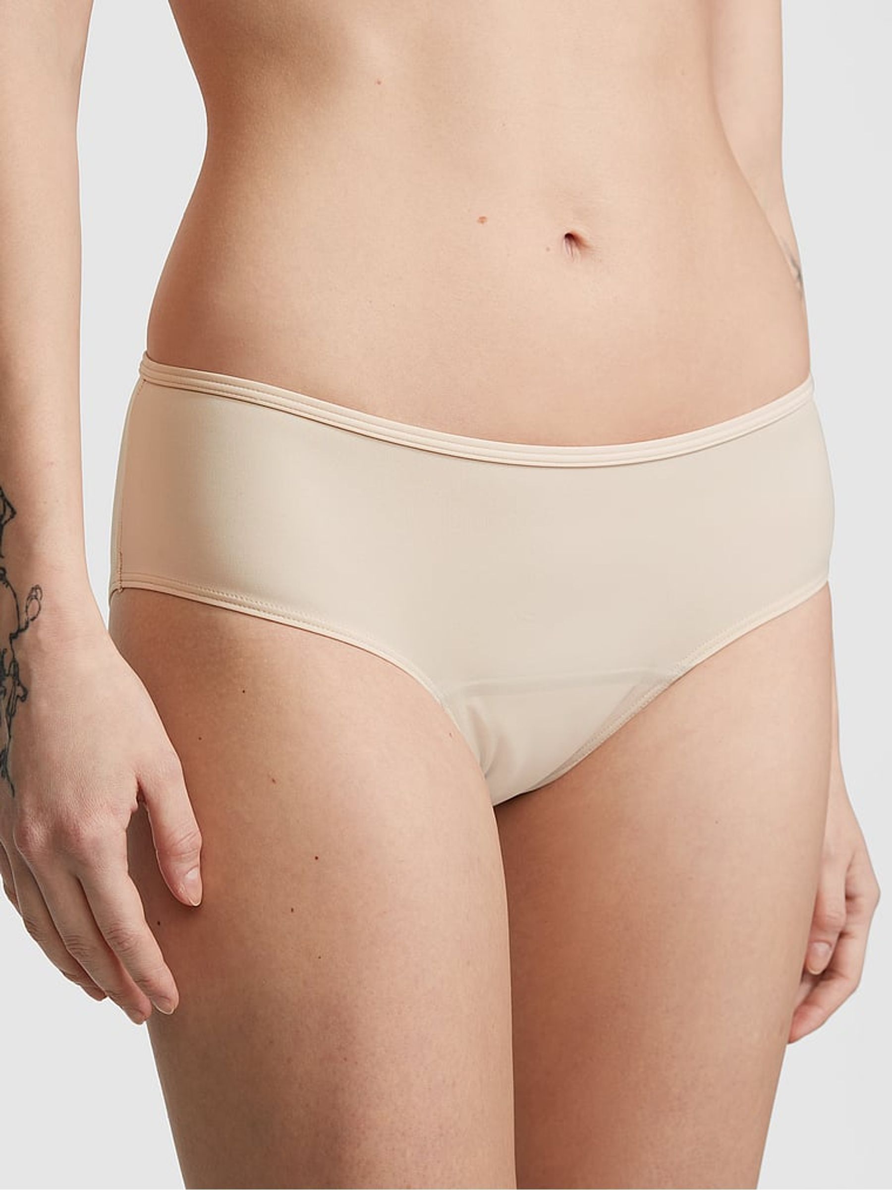 Marzipan Nude Hipster Period Knickers - Image 1 of 3