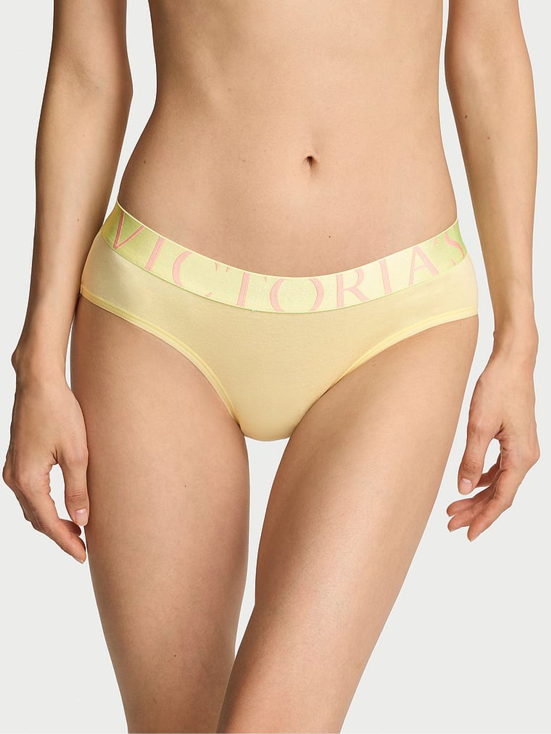 Lemonade Yellow Hipster Exploded Logo Knickers - Image 1 of 2