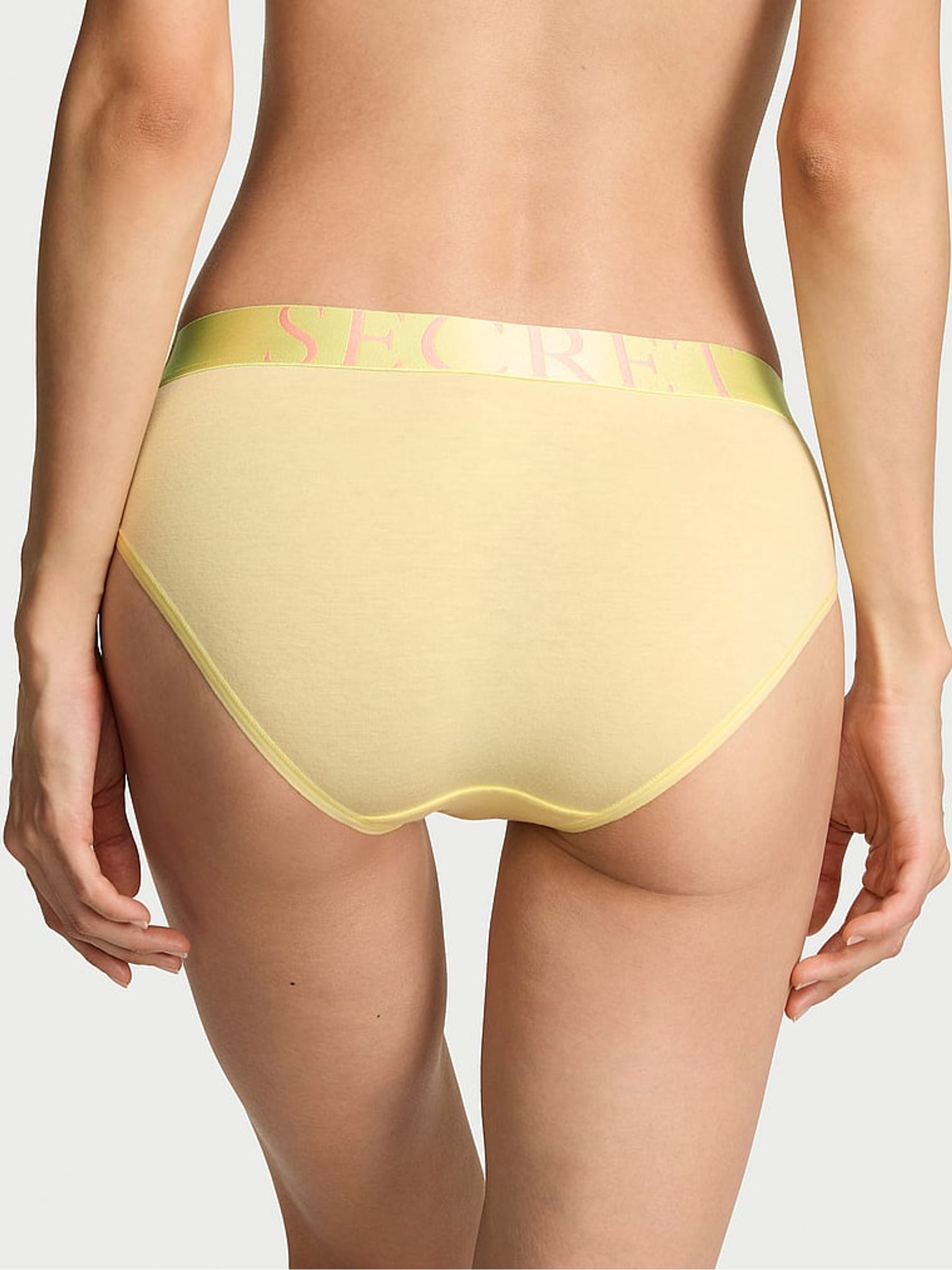 Lemonade Yellow Hipster Exploded Logo Knickers - Image 2 of 2 Lemonade Yellow Hipster Exploded Logo Knickers - Image 2 of 2