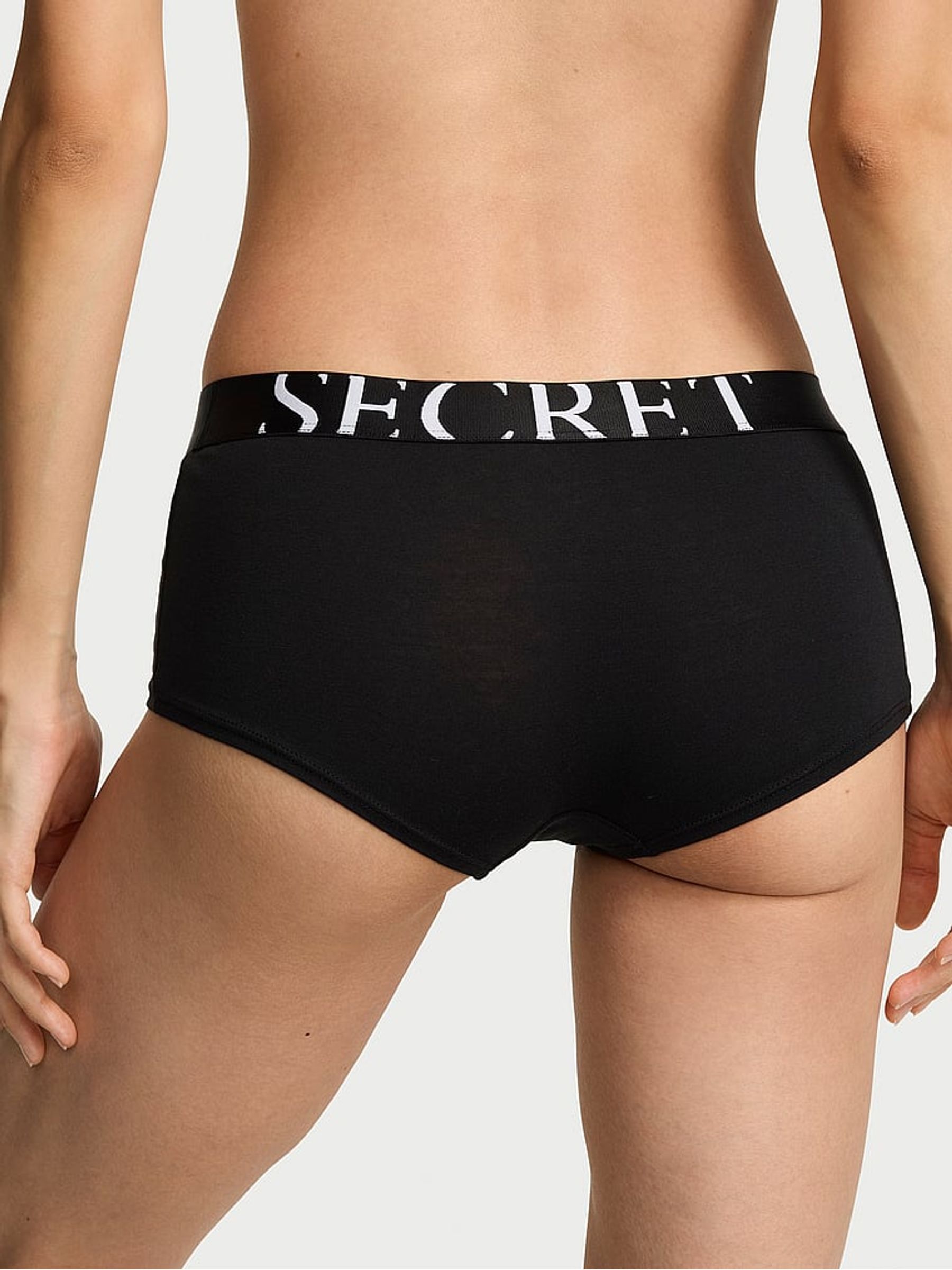 Black Short Exploded Logo Knickers - Image 2 of 2
