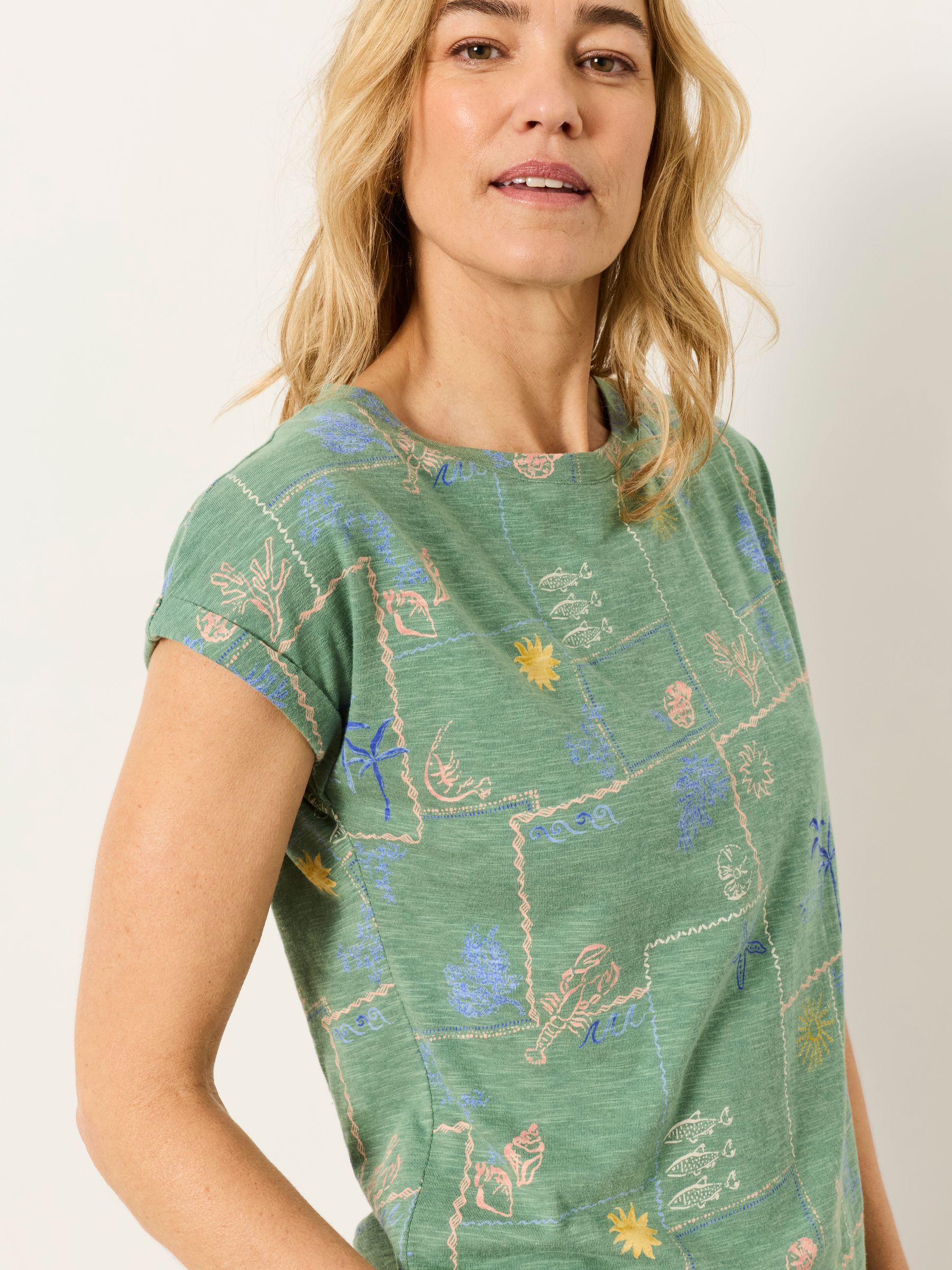 Ivy Green Postcard T-Shirt - Image 2 of 5