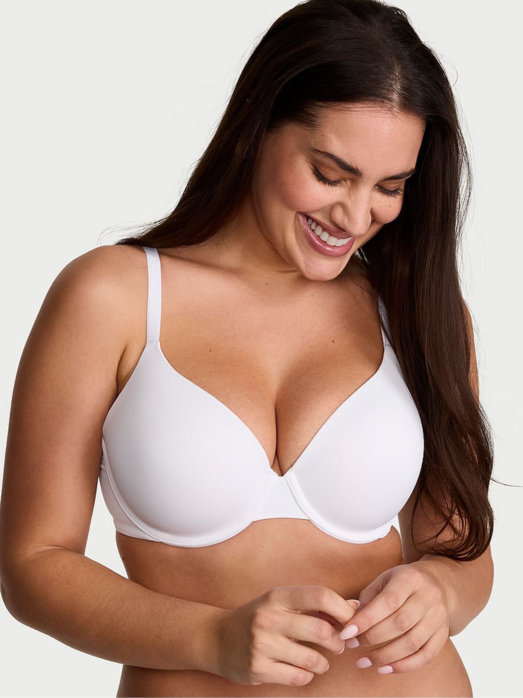 White Lightly Lined Full Cup Bra - Image 1 of 3