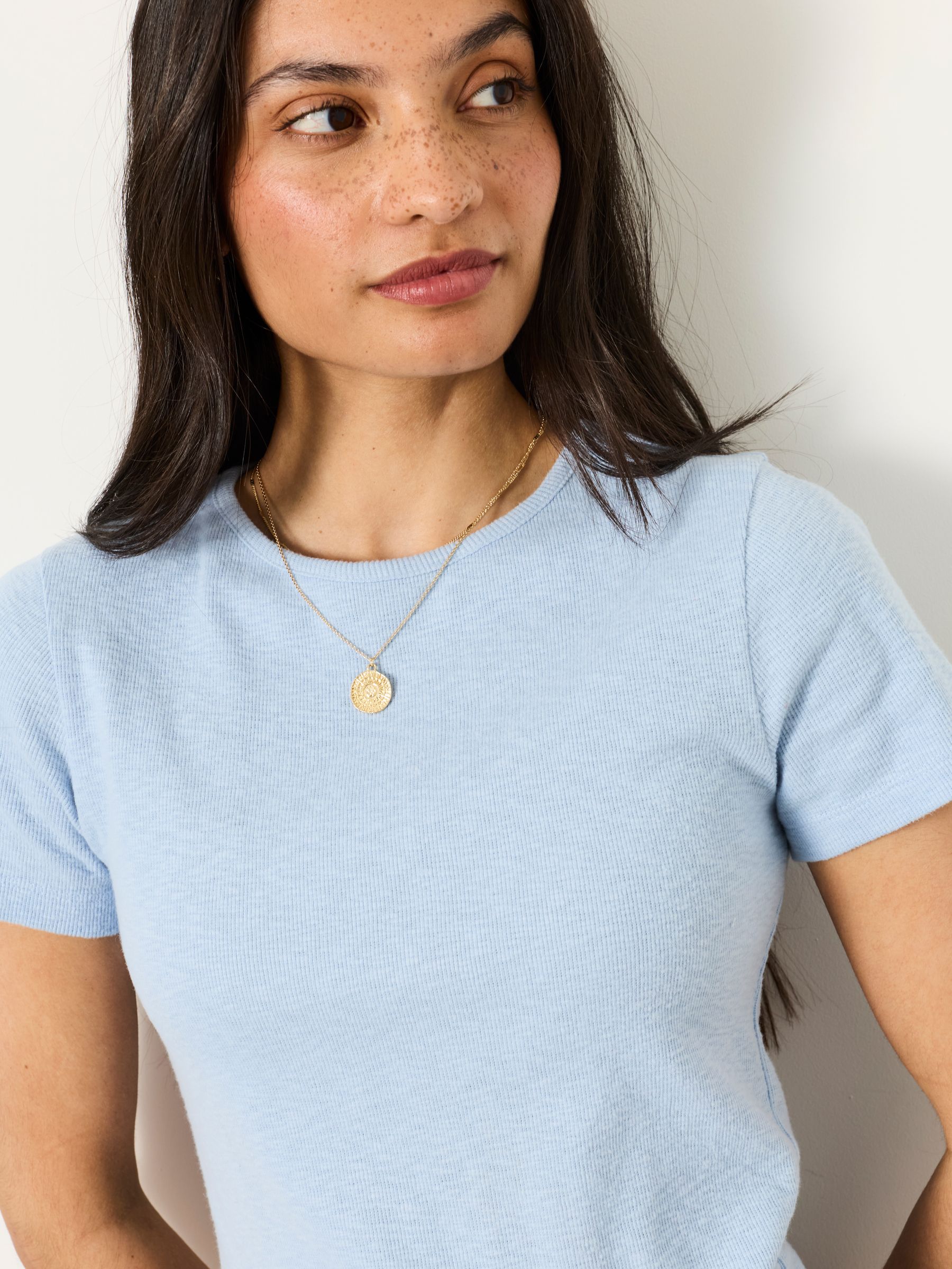 Celia Blue Short Sleeve T-Shirt - Image 5 of 6