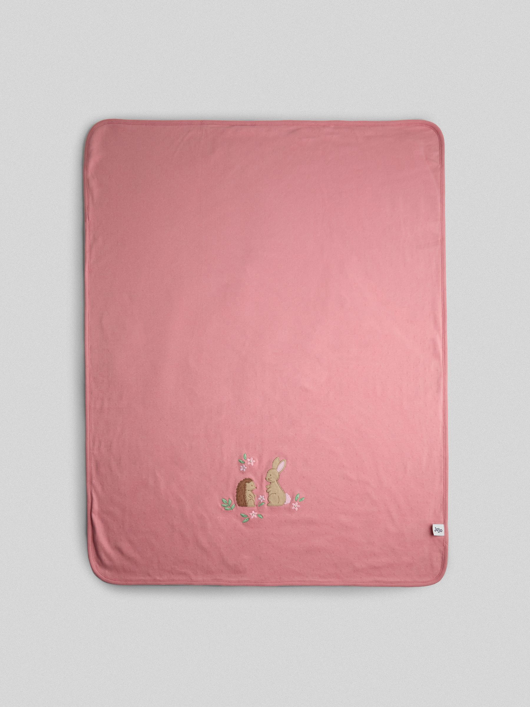 Pink Whimsical Woodland Jersey Shawl - Image 2 of 6