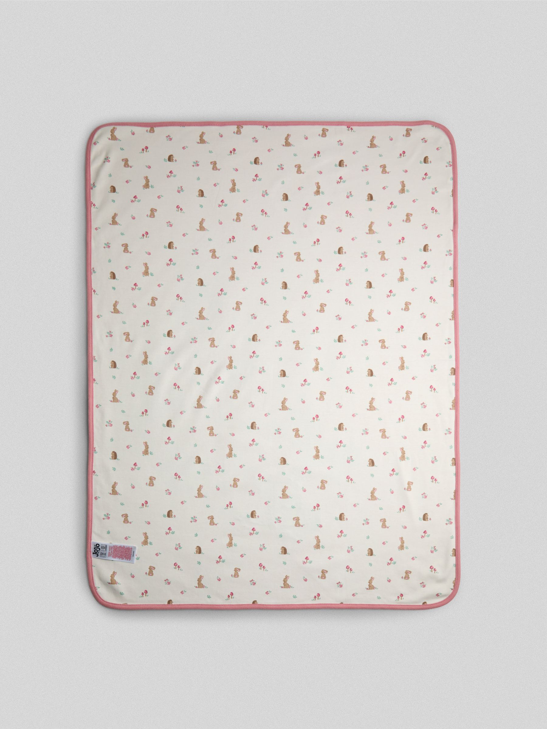 Pink Whimsical Woodland Jersey Shawl - Image 3 of 6