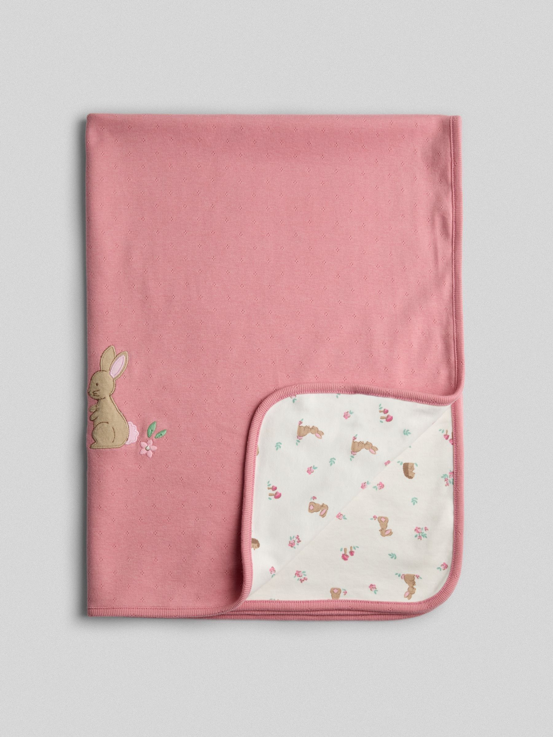 Pink Whimsical Woodland Jersey Shawl - Image 4 of 6