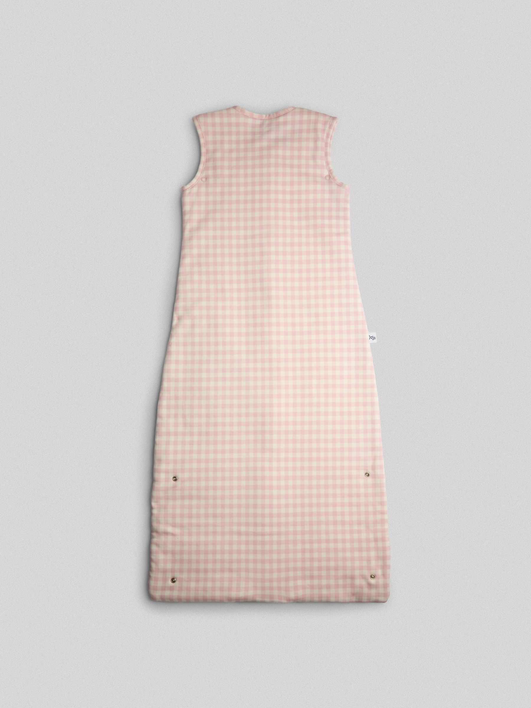 Pink Gingham Bunny Applique 1.5 Tog Toddler Sleeping Bag - Image 2 of 5 Pink Gingham Bunny Applique 1.5 Tog Toddler Sleeping Bag - Image 2 of 5