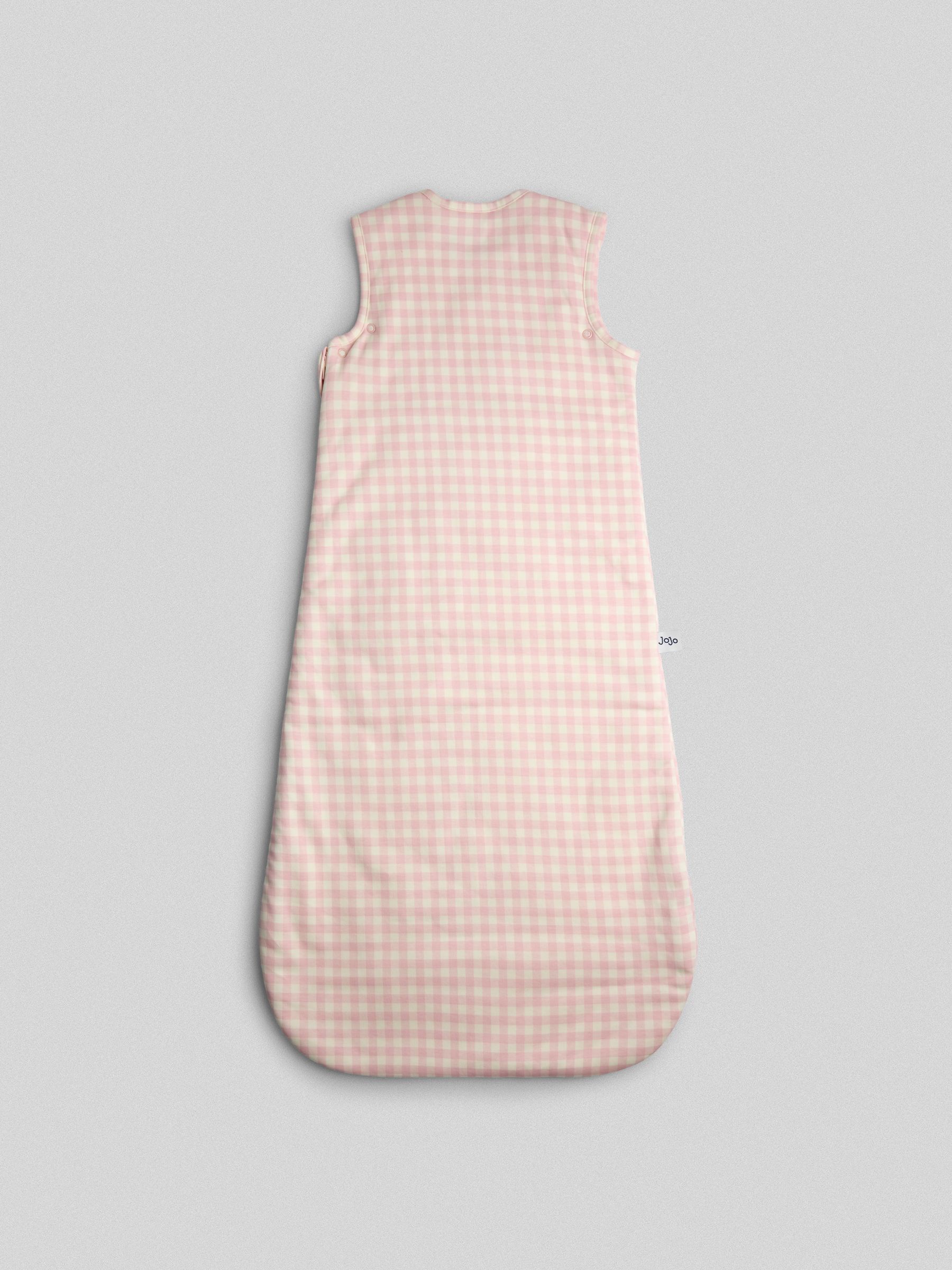Pink Gingham Bunny Applique 1.5 Tog Baby Sleeping Bag - Image 3 of 5