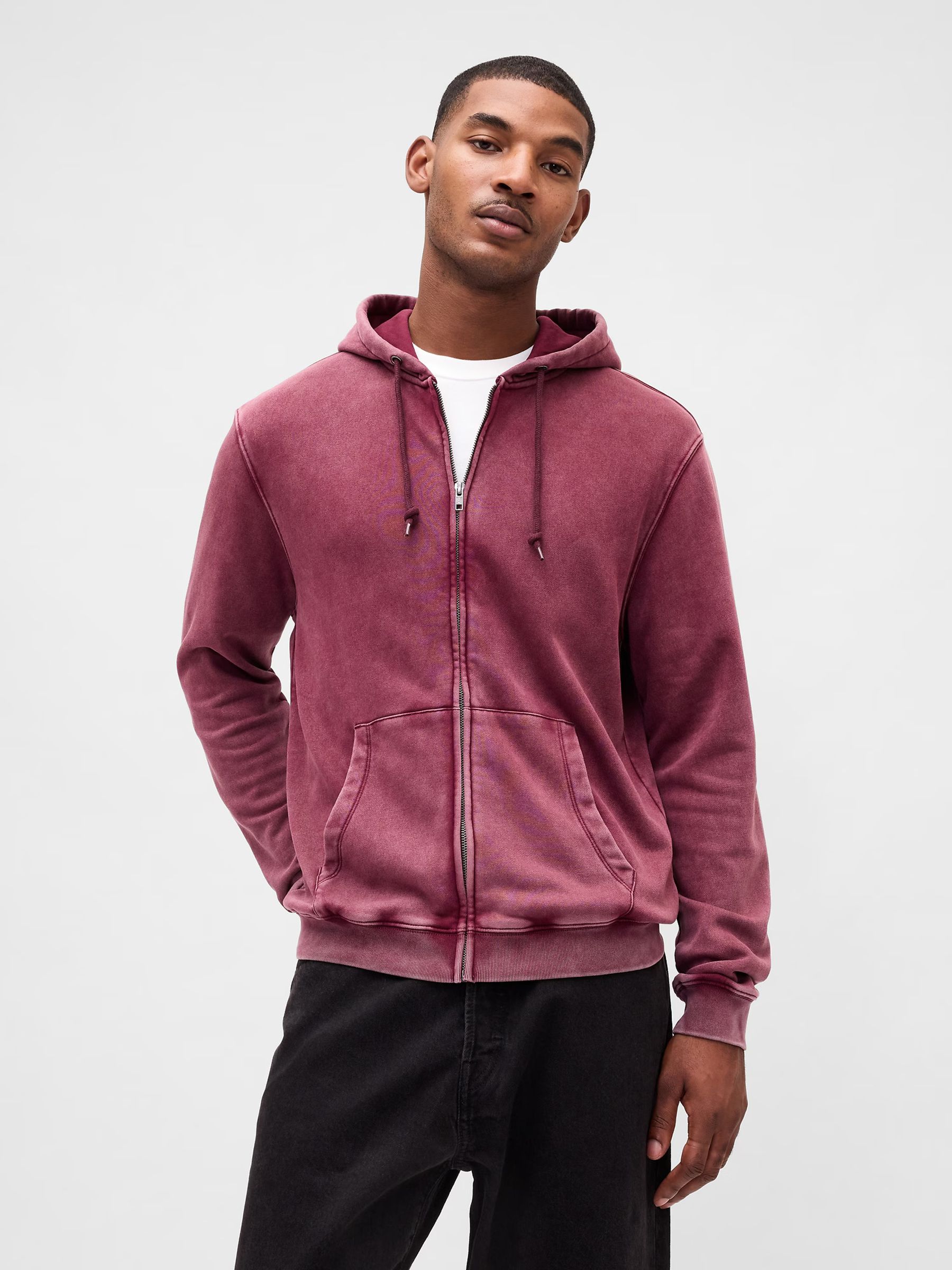 Red VintageSoft Zip Hoodie - Image 1 of 1