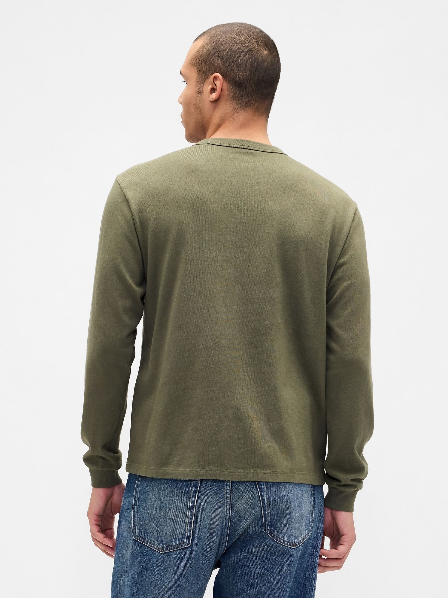 Green Heavyweight Relaxed T-Shirt - Image 2 of 3 Green Heavyweight Relaxed T-Shirt - Image 2 of 3