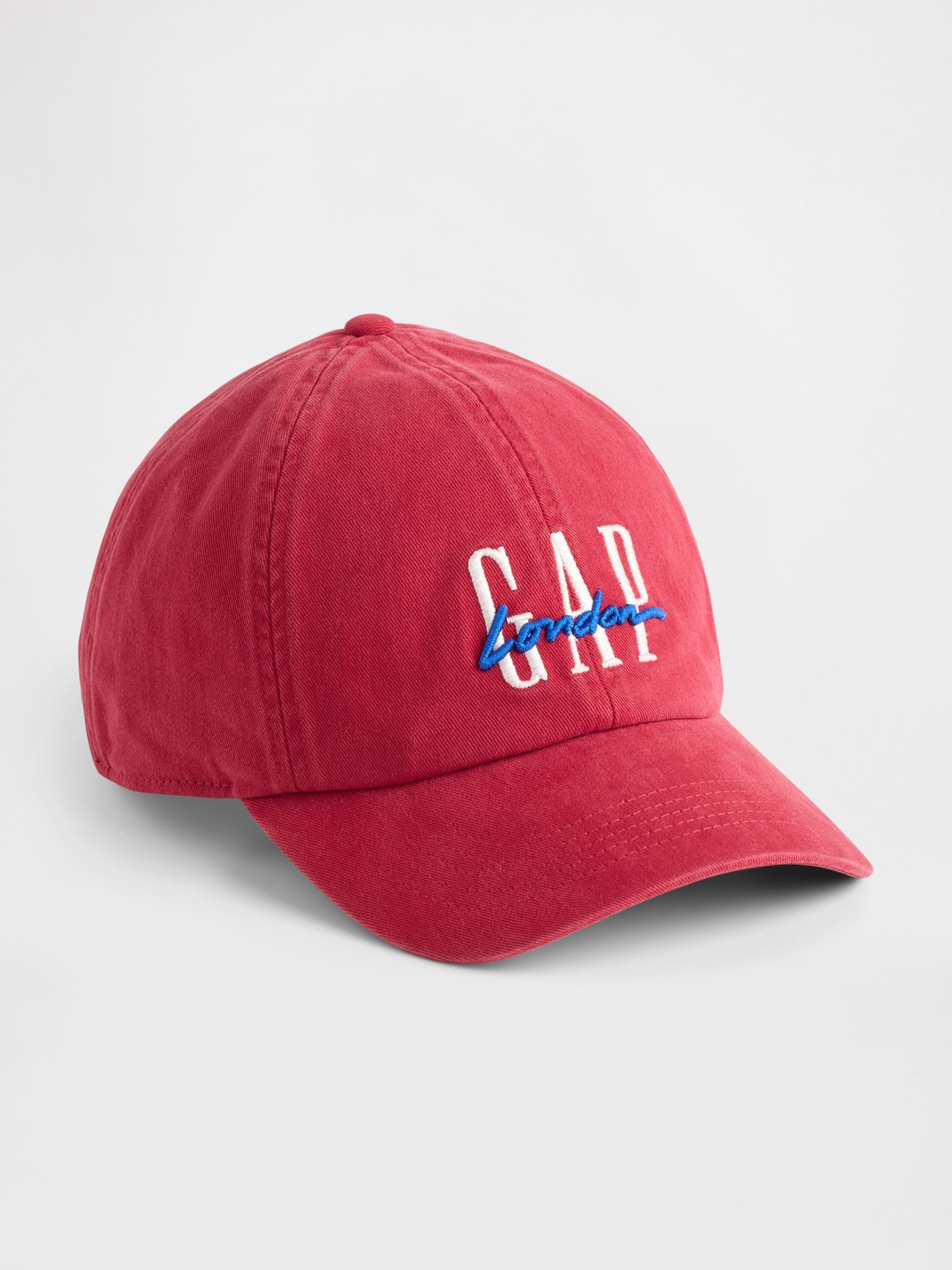 Red London Logo Baseball Hat - Image 1 of 1