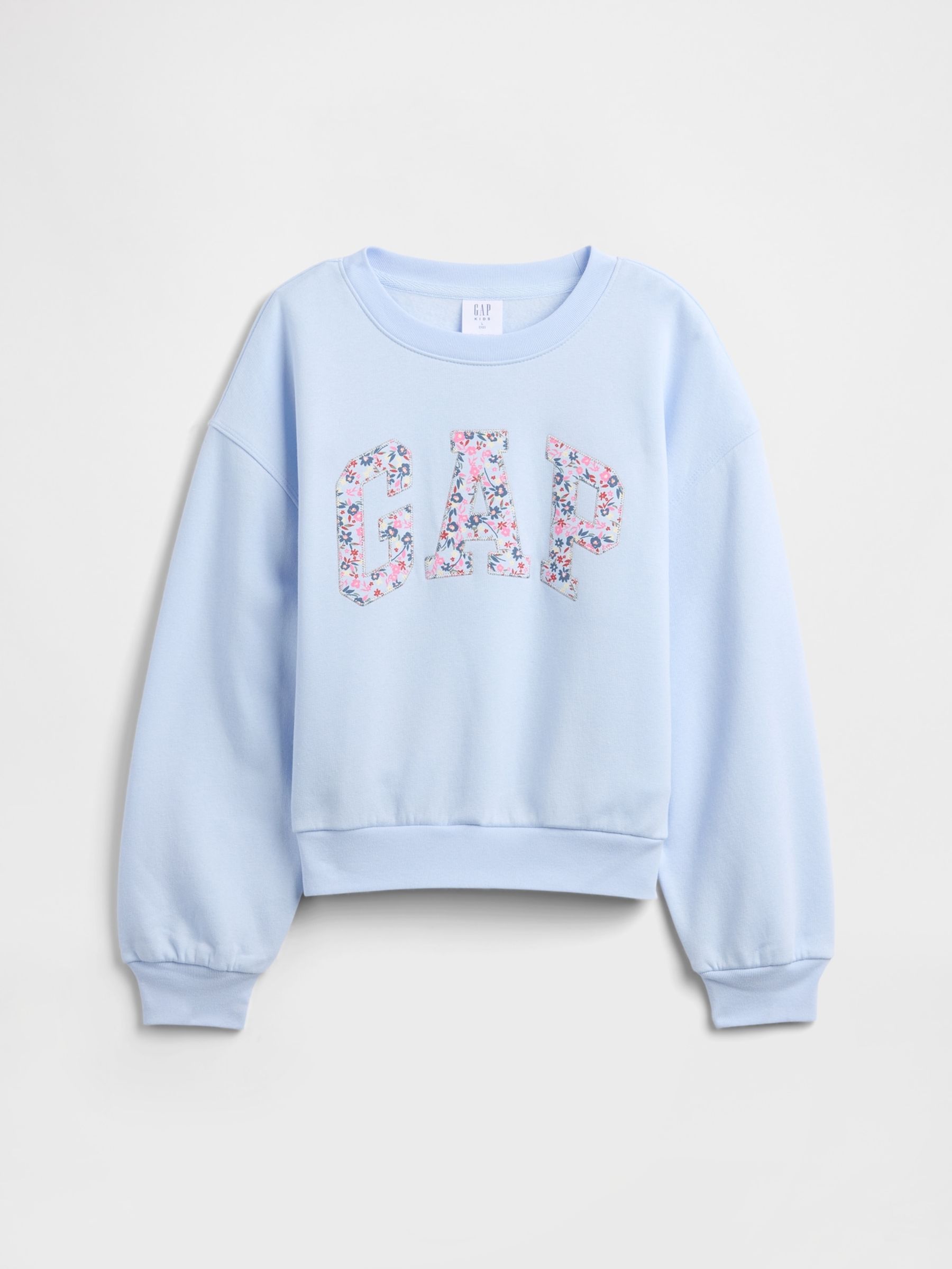 Blue Oversized Graphic Sweatshirt - Image 1 of 3