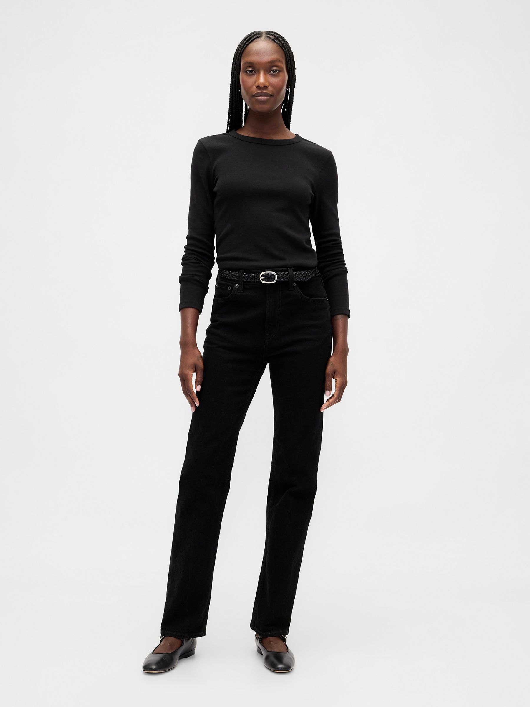 Modern Black Modern Crew Neck T-Shirt - Image 3 of 4