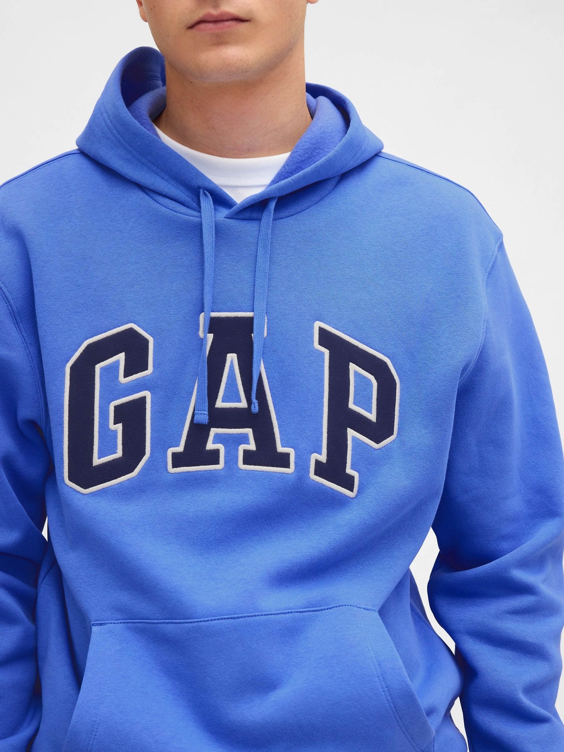 Blue Relaxed Logo Hoodie - Image 4 of 4