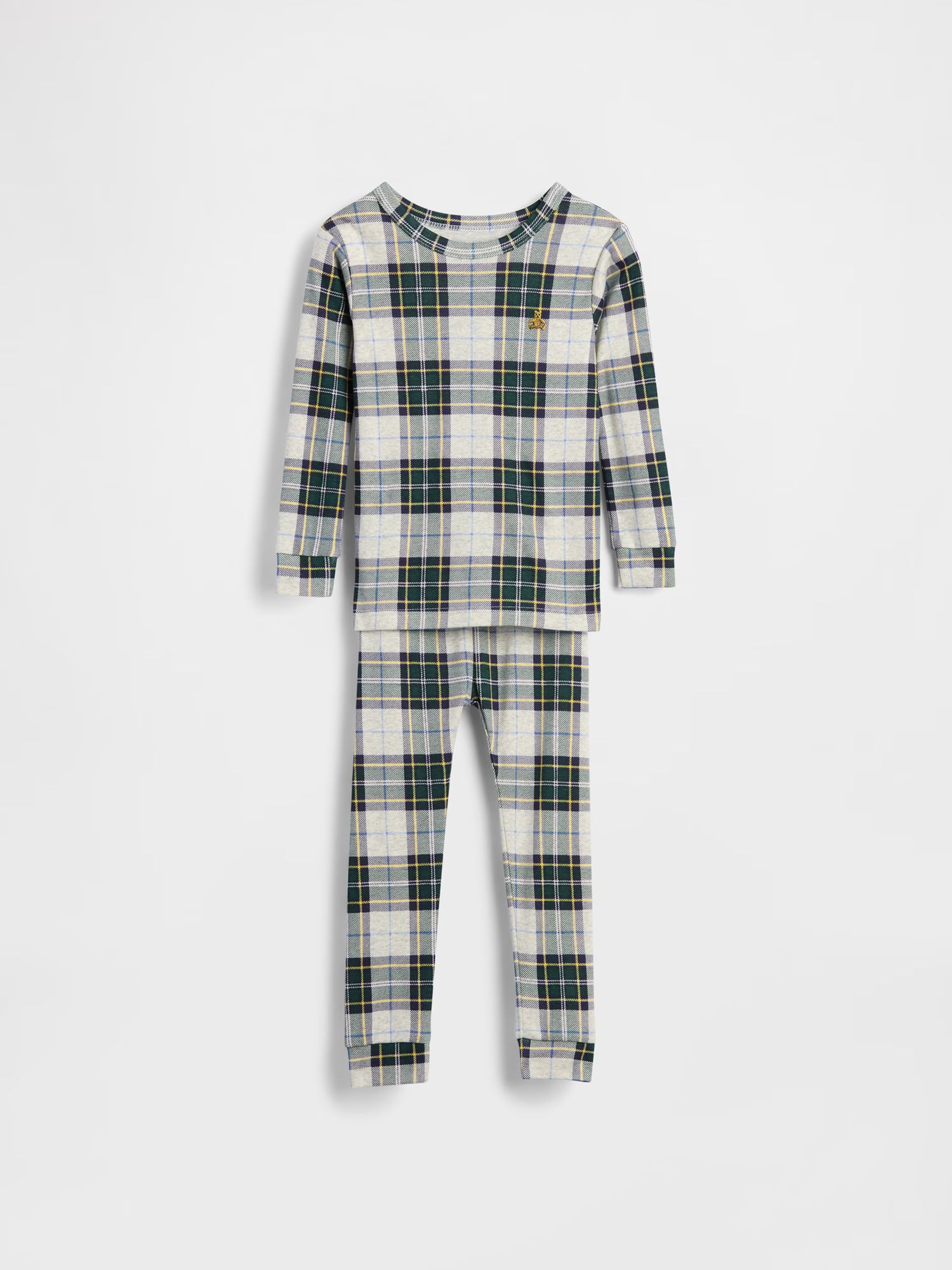 Green/Grey check Matching Family Christmas Pyjamas Set (6mths-5yrs) - Image 4 of 6