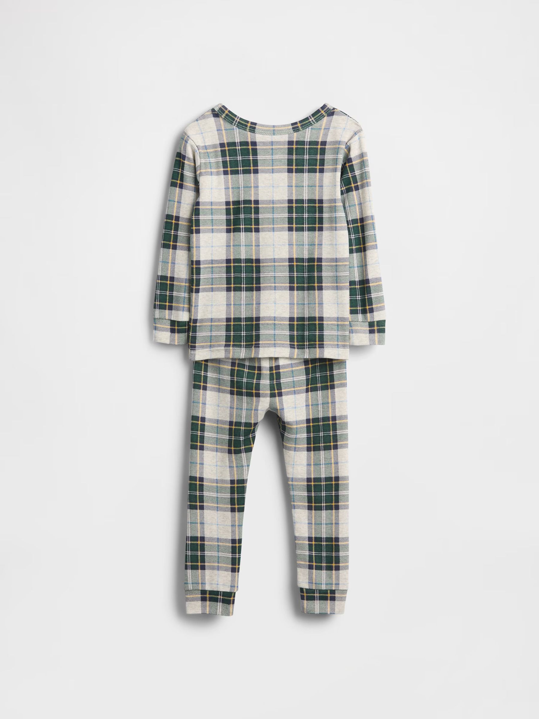Green/Grey check Matching Family Christmas Pyjamas Set (6mths-5yrs) - Image 5 of 6