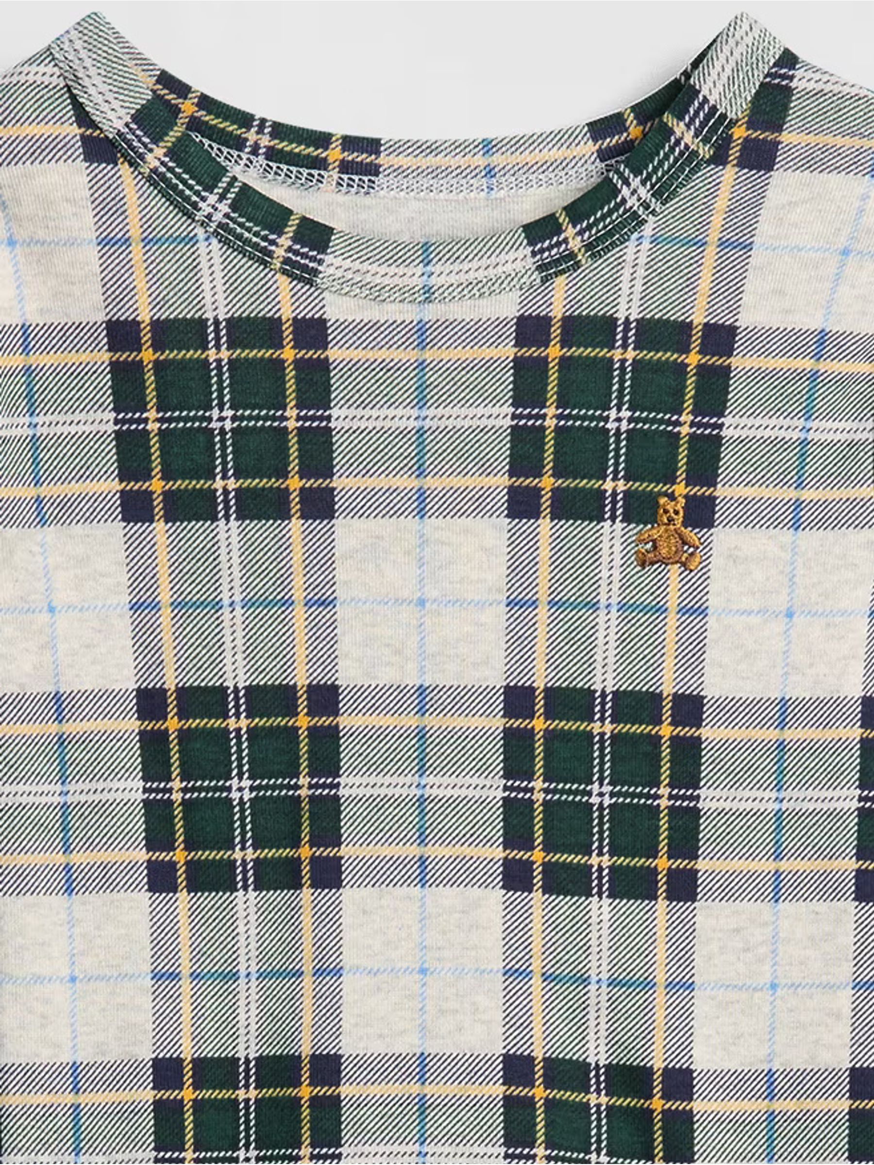 Green/Grey check Matching Family Christmas Pyjamas Set (6mths-5yrs) - Image 6 of 6 Green/Grey check Matching Family Christmas Pyjamas Set (6mths-5yrs) - Image 6 of 6