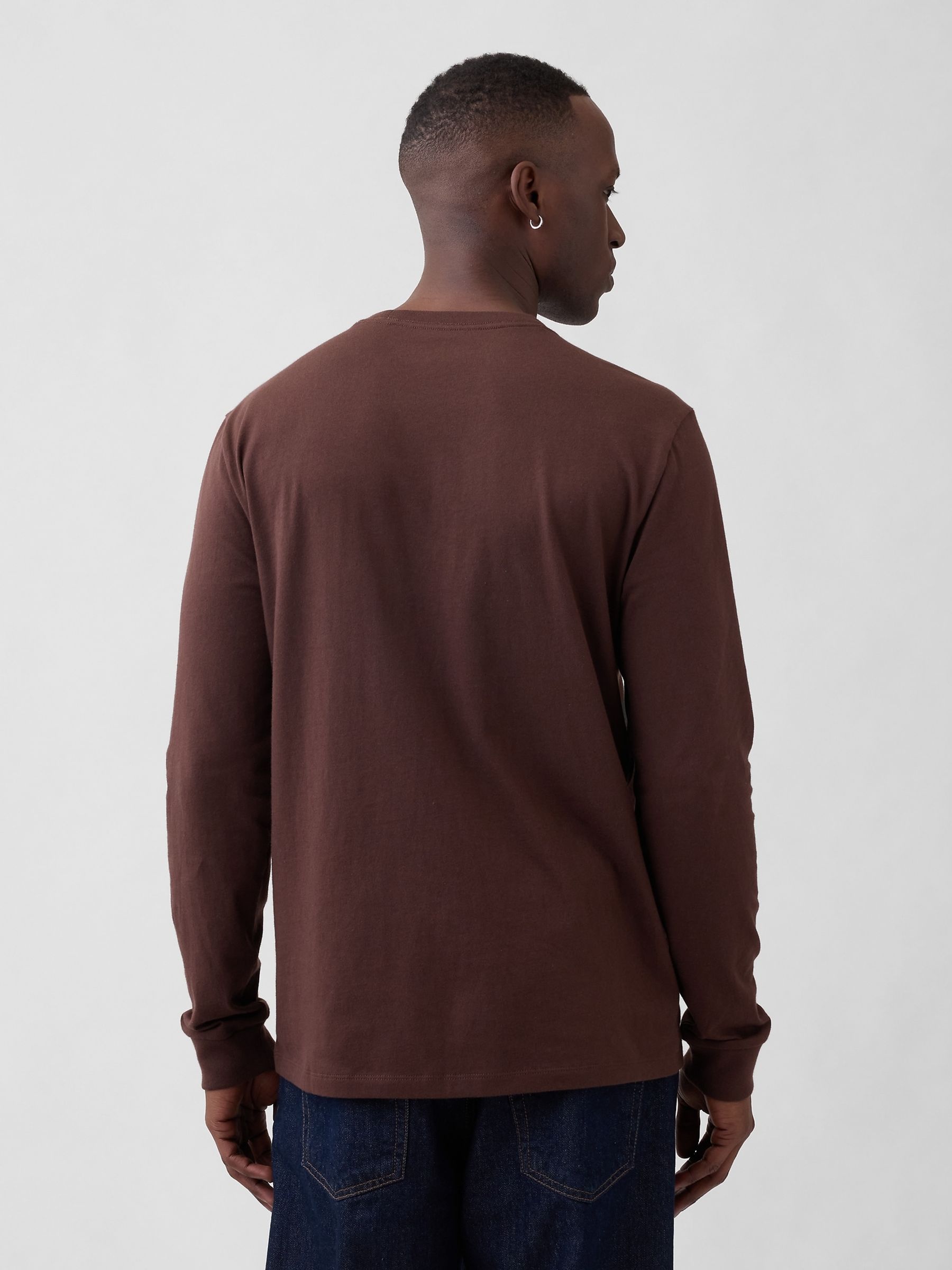 Brown Everyday Soft Crew neck T-Shirt - Image 2 of 5