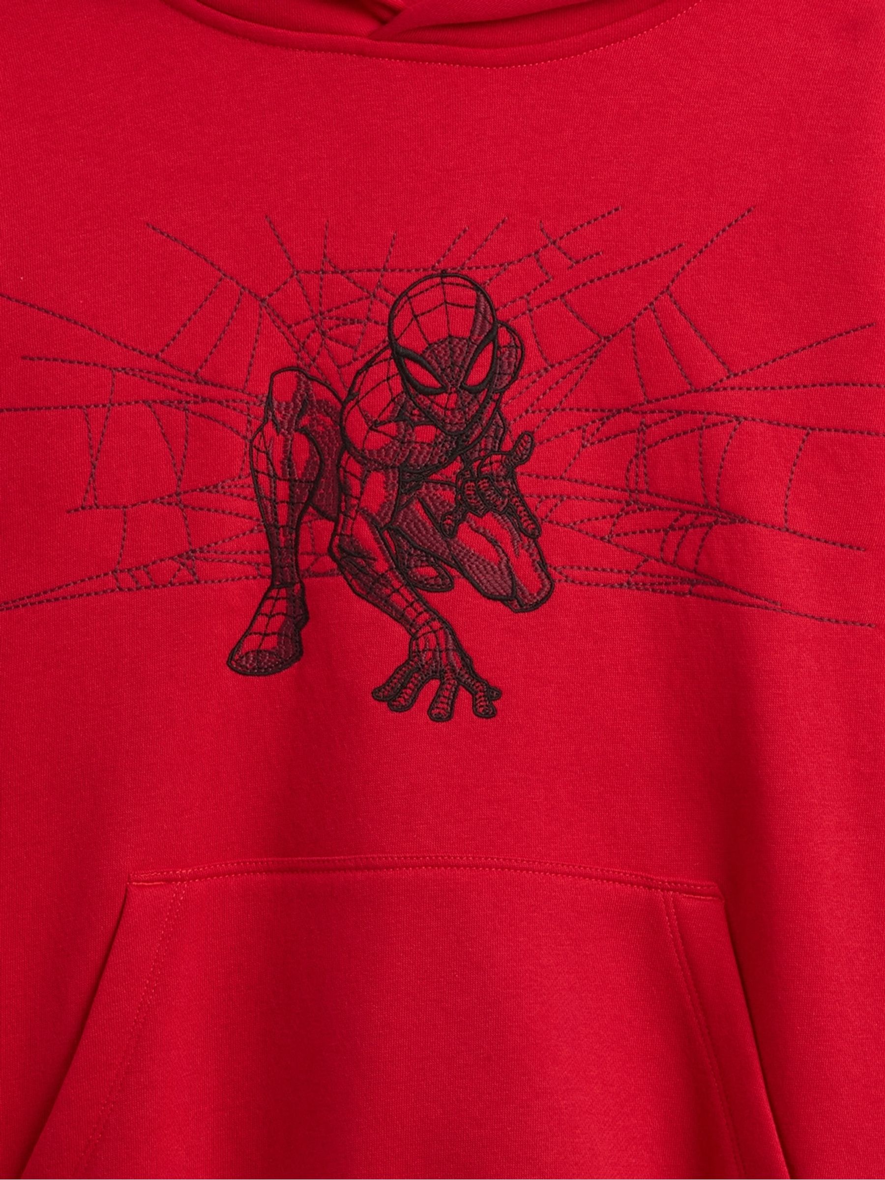Red Spider-Man Marvel VintageSoft Relaxed Hoodie - Image 5 of 5