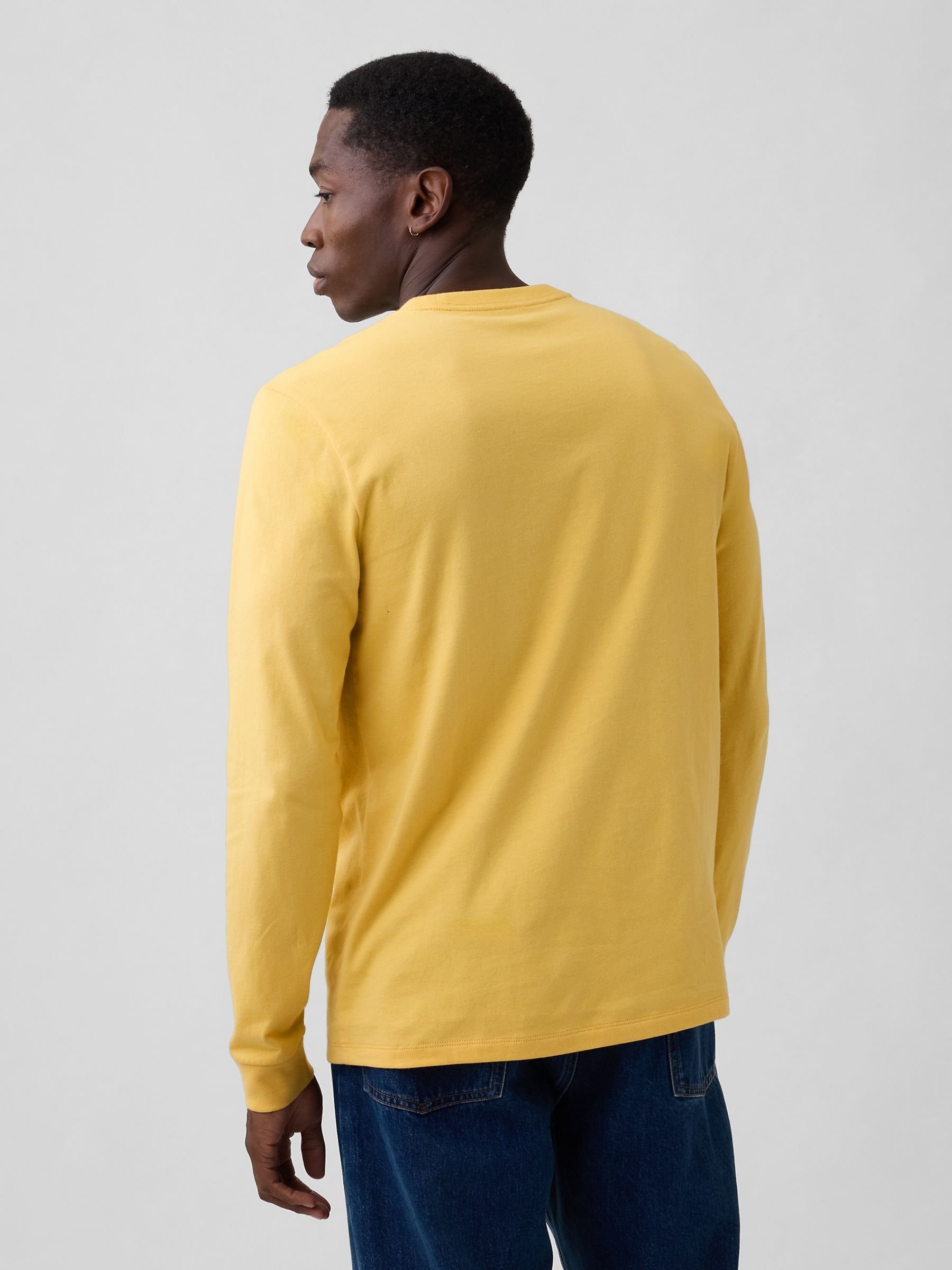 Yellow Everyday Soft Crew neck T-Shirt - Image 2 of 5