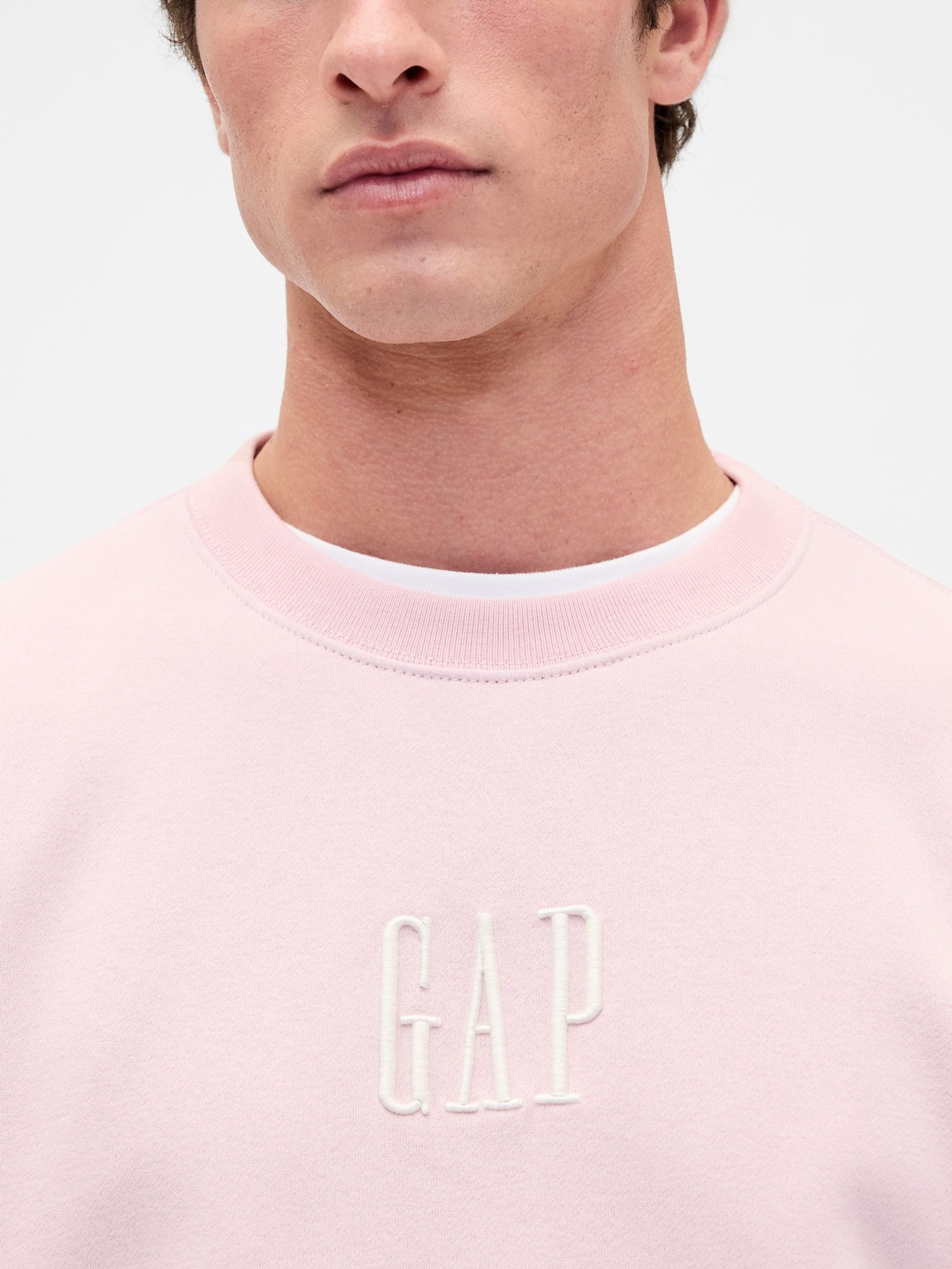 Pink Vintage Soft Oversized Logo Sweatshirt - Image 4 of 4