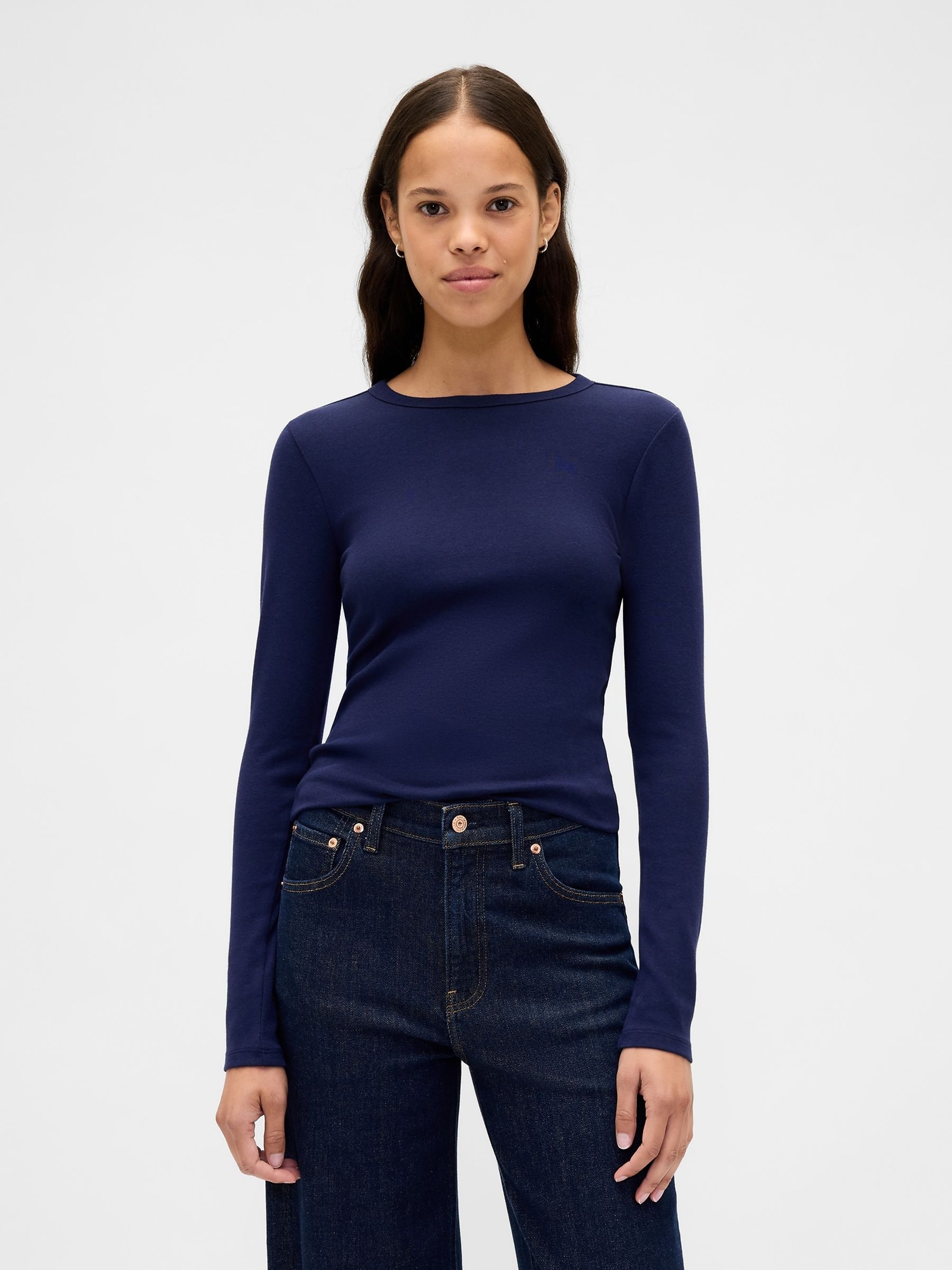 Modern Blue Modern Crew Neck T-Shirt - Image 1 of 3 Modern Blue Modern Crew Neck T-Shirt - Image 1 of 3