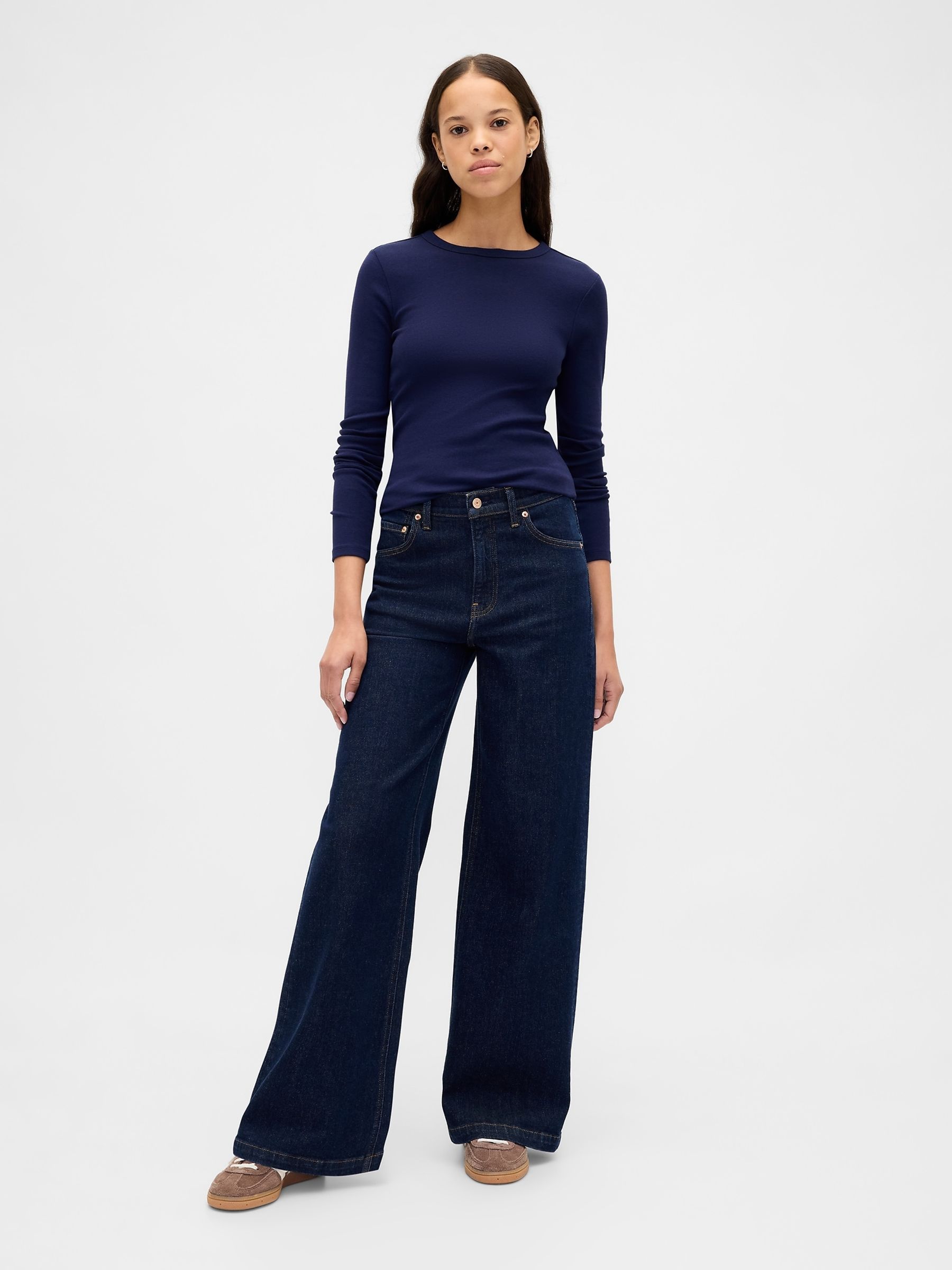 Modern Blue Modern Crew Neck T-Shirt - Image 3 of 3 Modern Blue Modern Crew Neck T-Shirt - Image 3 of 3