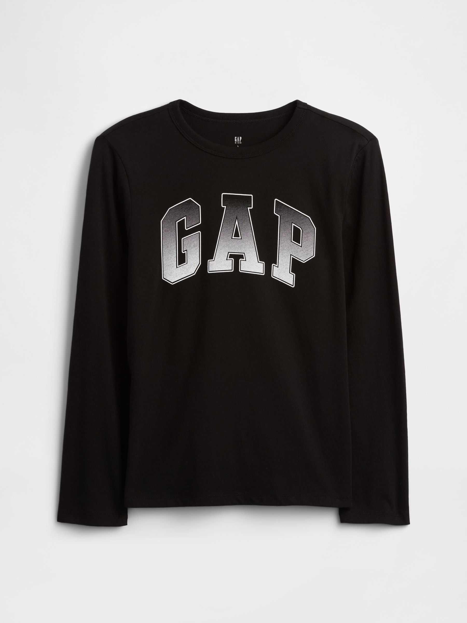 Black Long Sleeve Graphic T-Shirt - Image 1 of 2