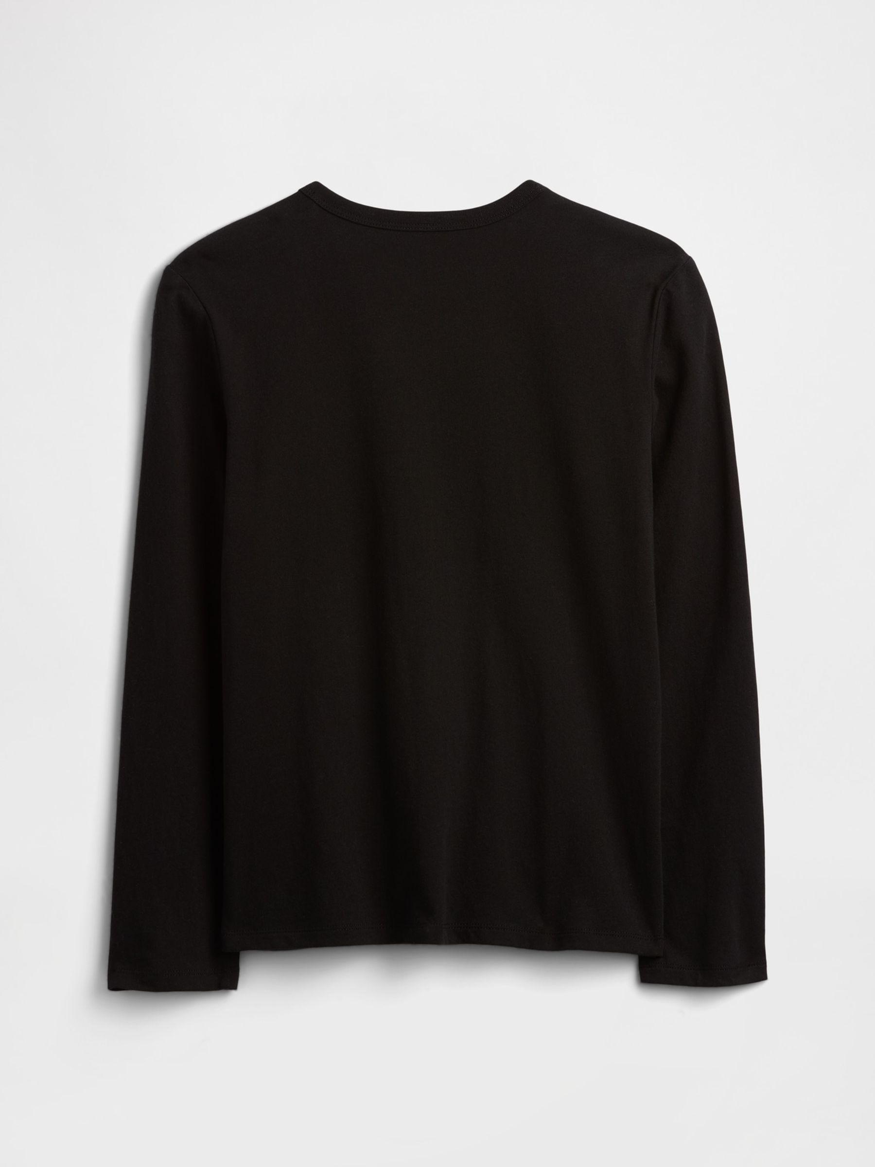 Black Long Sleeve Graphic T-Shirt - Image 2 of 2