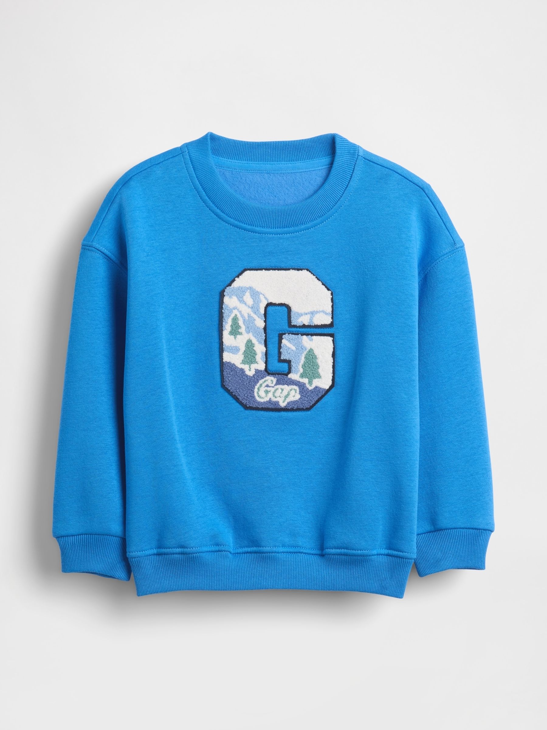 Blue Vintage Soft Graphic Logo Sweatshirt - Image 1 of 2