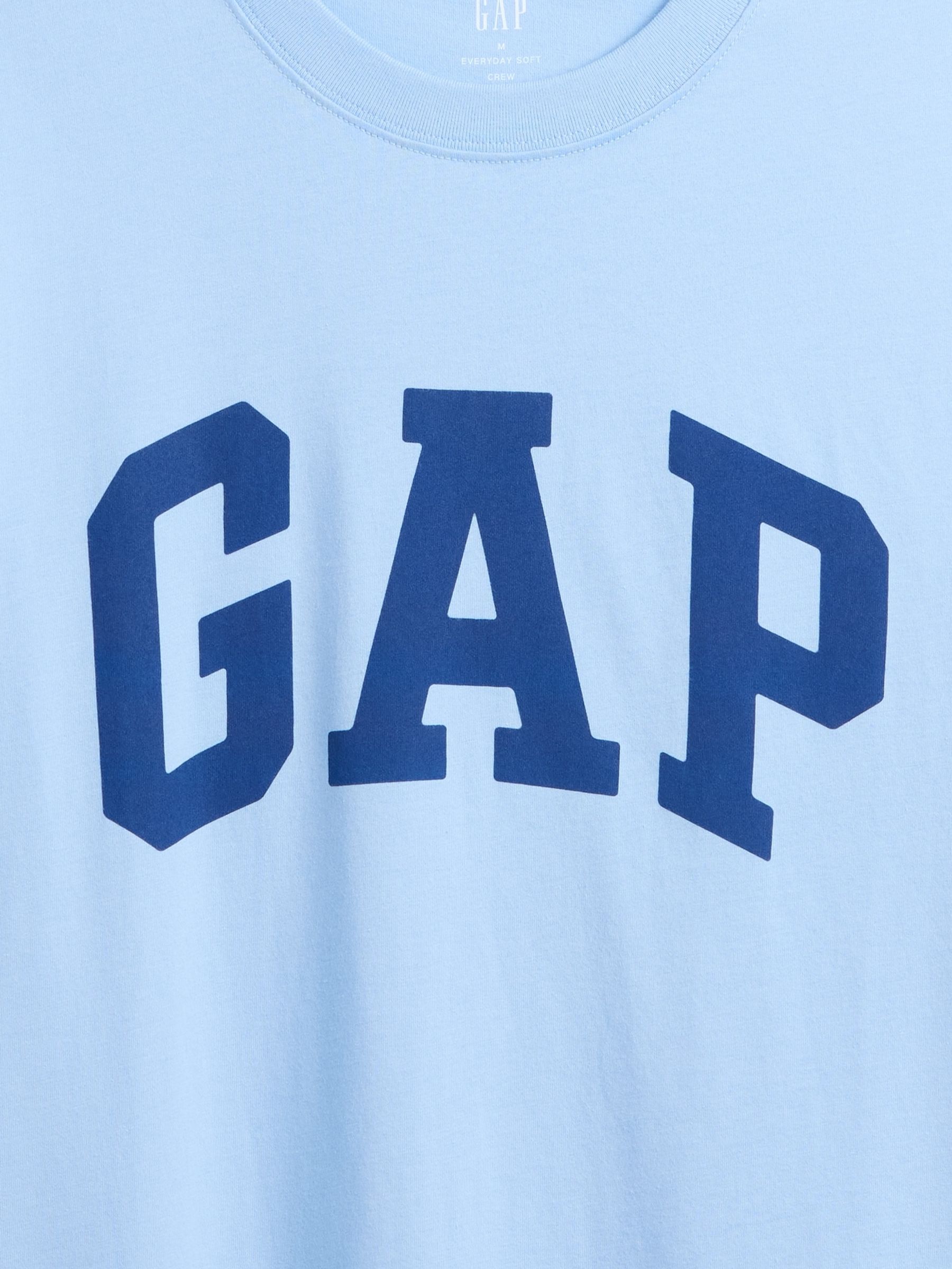 Light Blue Everyday Soft Logo T-Shirt - Image 5 of 5