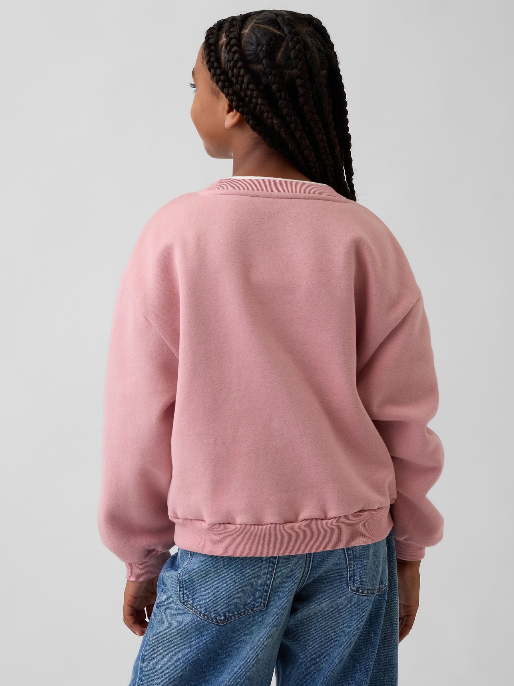 Pink Vintage Soft Dolman Sweatshirt - Image 2 of 5 Pink Vintage Soft Dolman Sweatshirt - Image 2 of 5