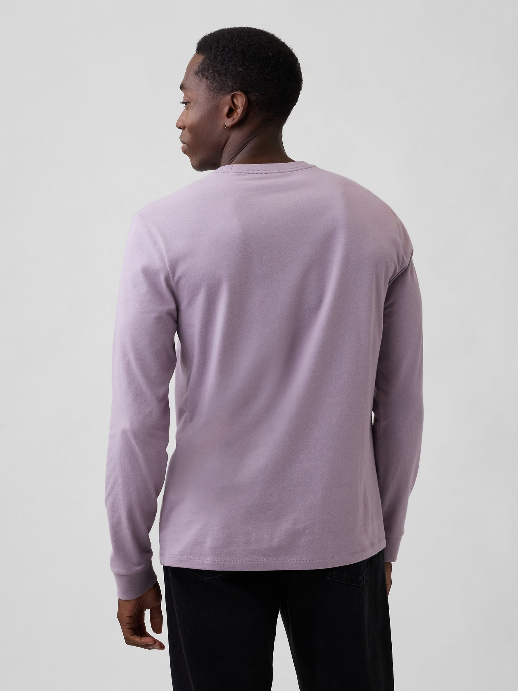 Purple Everyday Soft Crew neck T-Shirt - Image 2 of 5