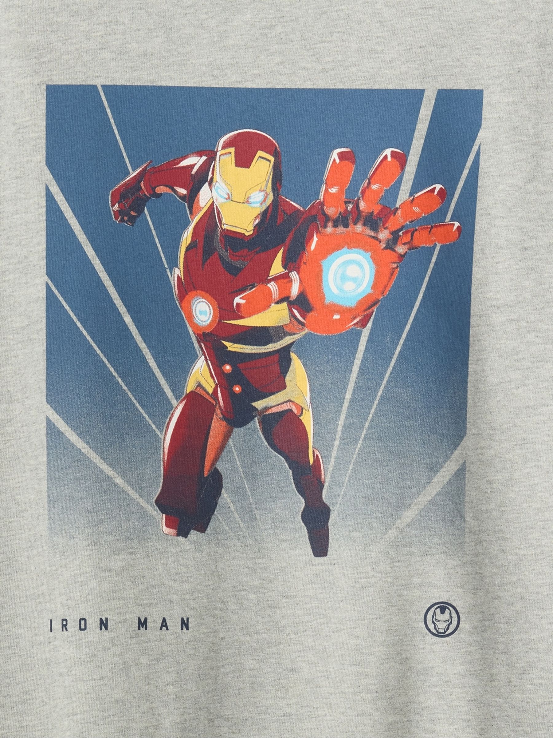 Grey Marvel Relaxed Graphic T-Shirt - Image 3 of 3