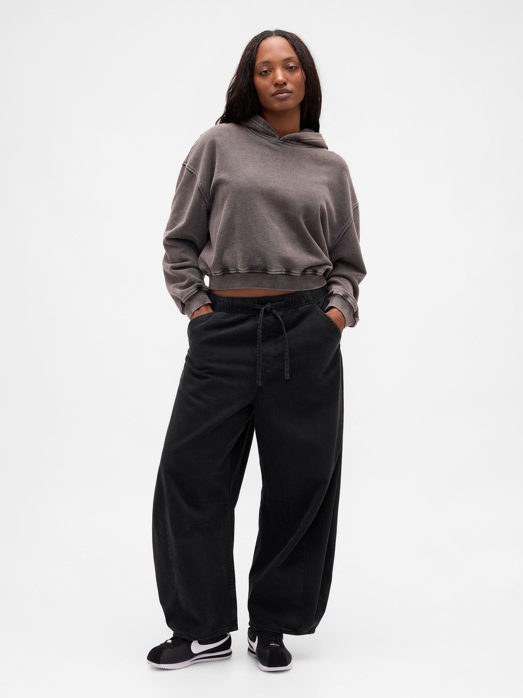 Black Mid Waisted UltraSoft Easy Horseshoe Jeans - Image 5 of 6