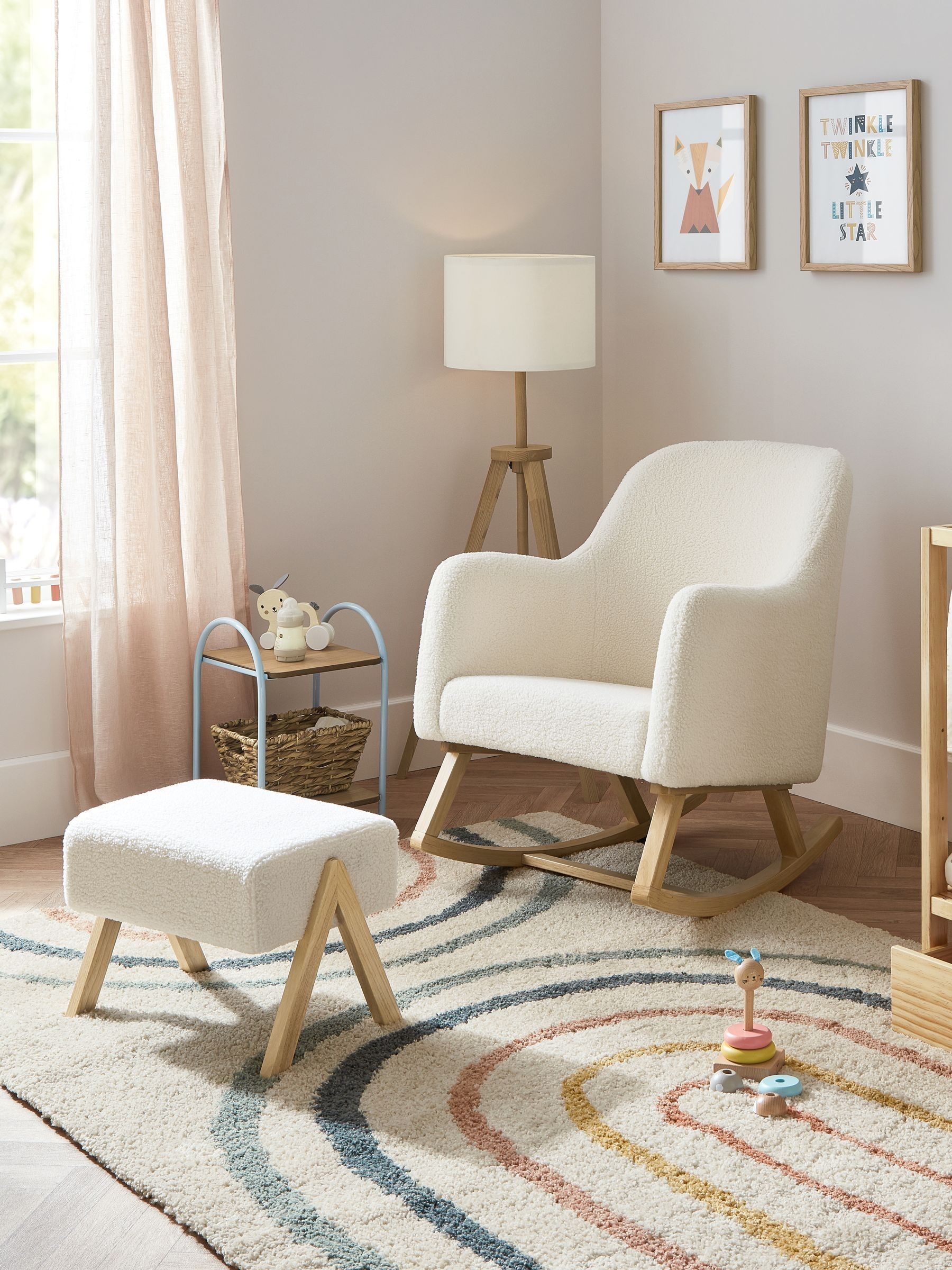 Ickle Bubba Cloud Roxby Nursery Chair and Stool Set - Image 1 of 5
