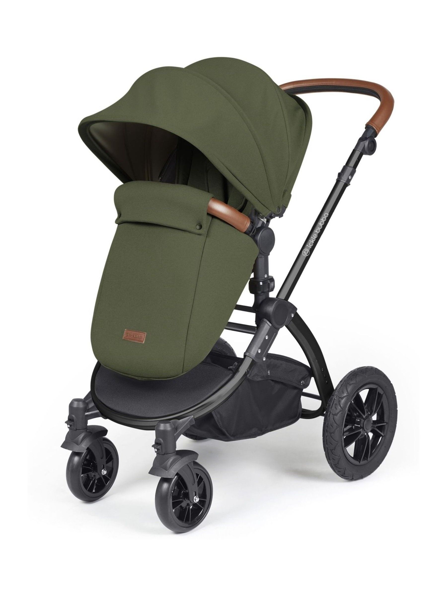 Ickle Bubba 12 Piece Woodland Stomp Luxe Travel System with iSize Cirrus Car Seat - Image 3 of 5