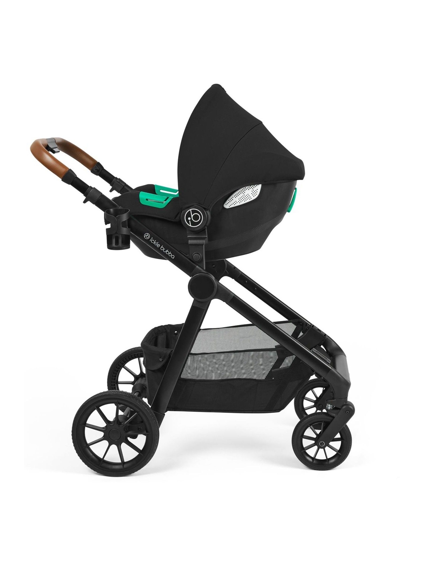 Ickle Bubba Black 14 Piece Virgo Travel System with iSize Cirrus Car Seat - Image 4 of 6