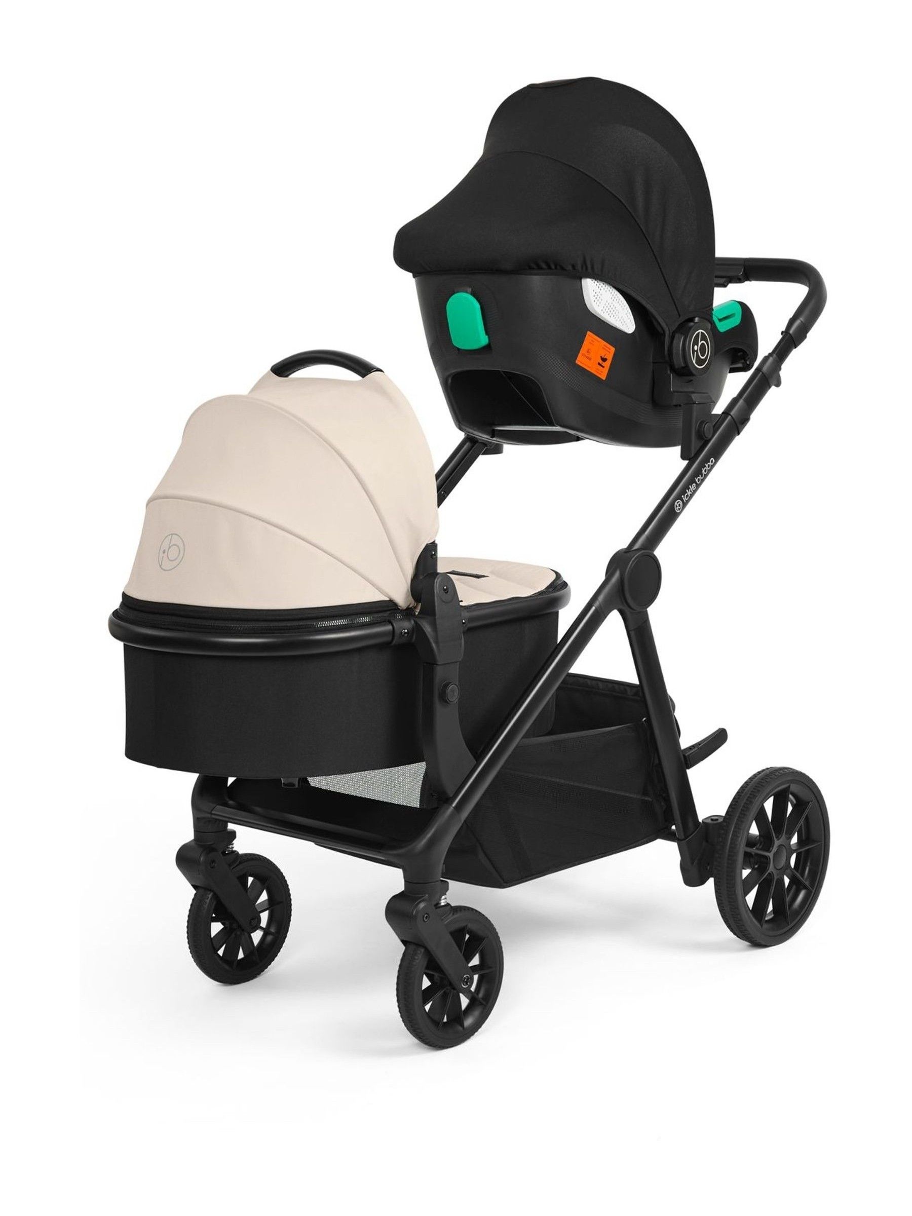 Ickle Bubba Stone 14 Piece Virgo Travel System with iSize Cirrus Car Seat - Image 5 of 6