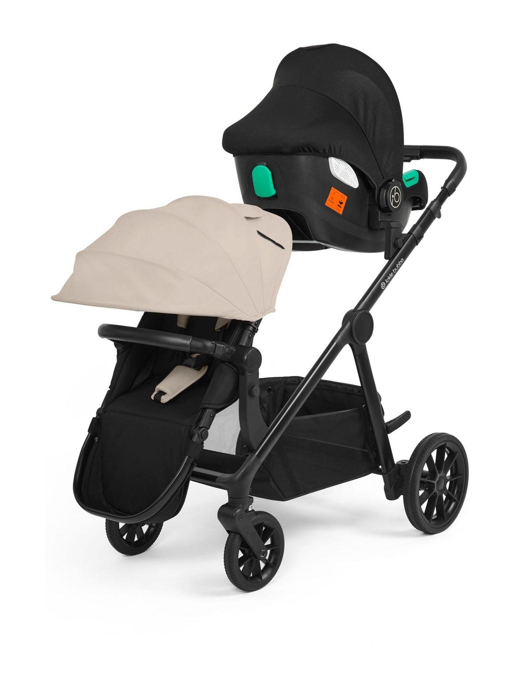 Ickle Bubba Stone 14 Piece Virgo Travel System with iSize Cirrus Car Seat - Image 6 of 6