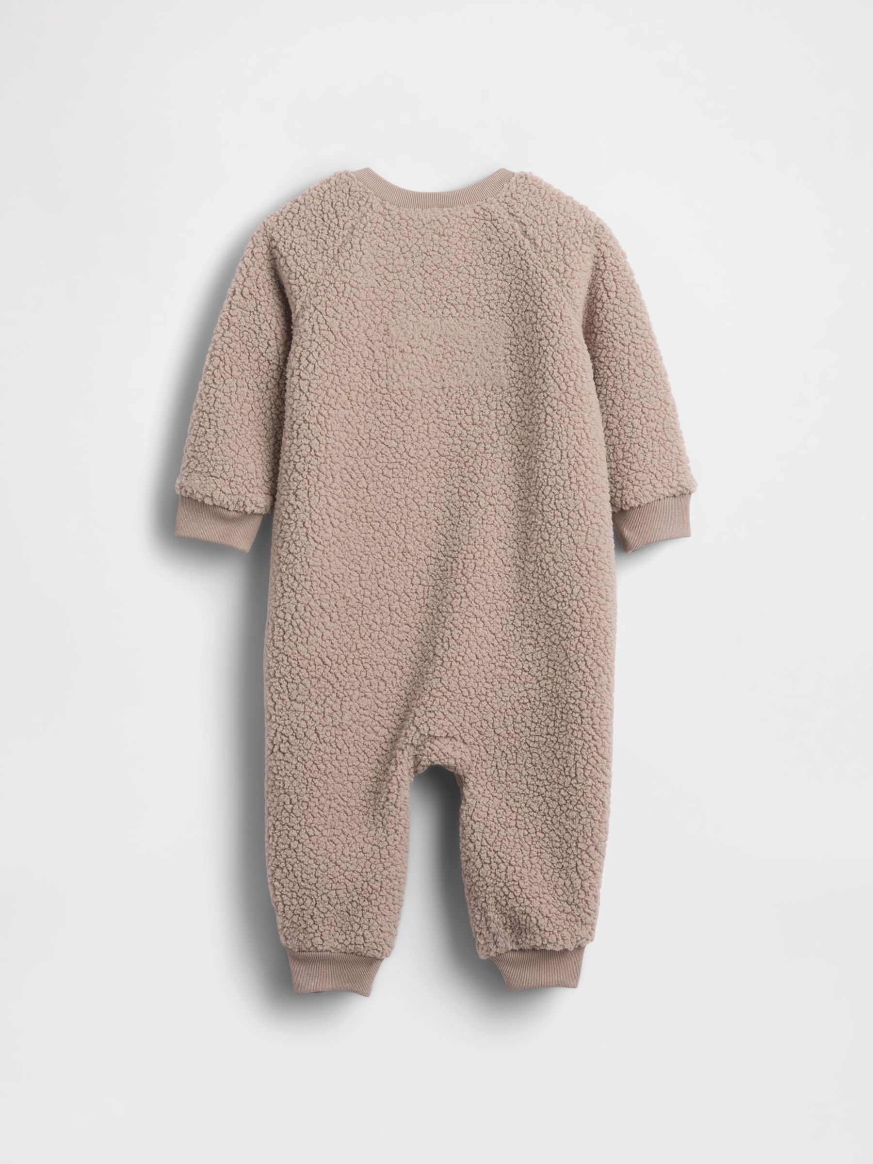 Brown Sherpa Logo One-Piece All-In-One (0-24mths) - Image 2 of 2